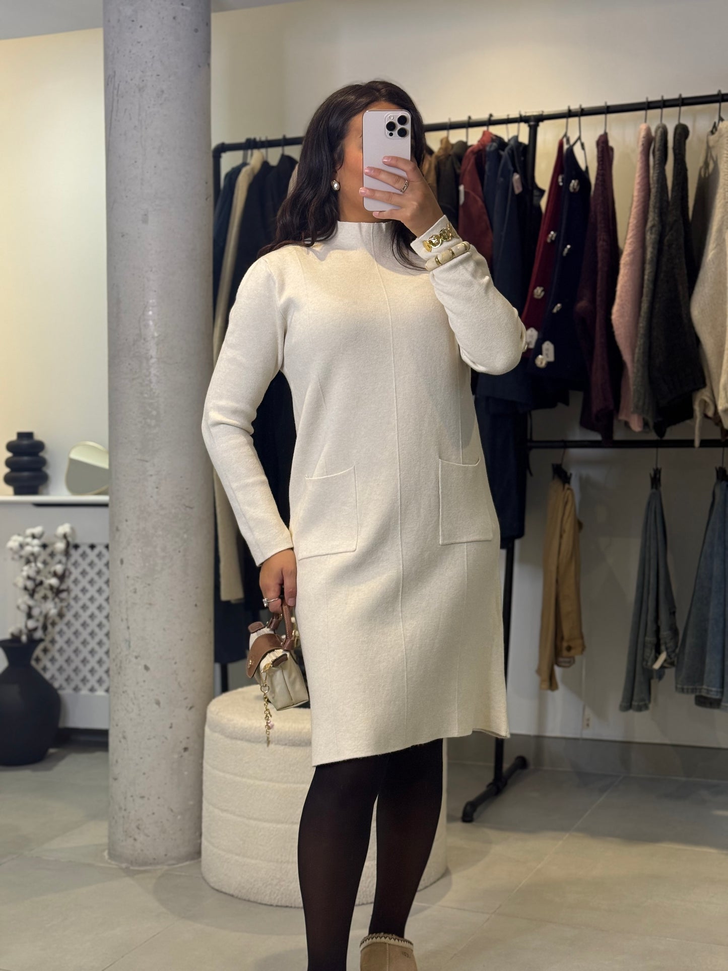 Robe Pull Nissa écru