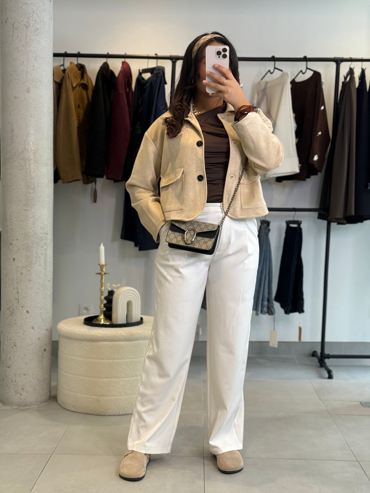 Veste Yass écru
