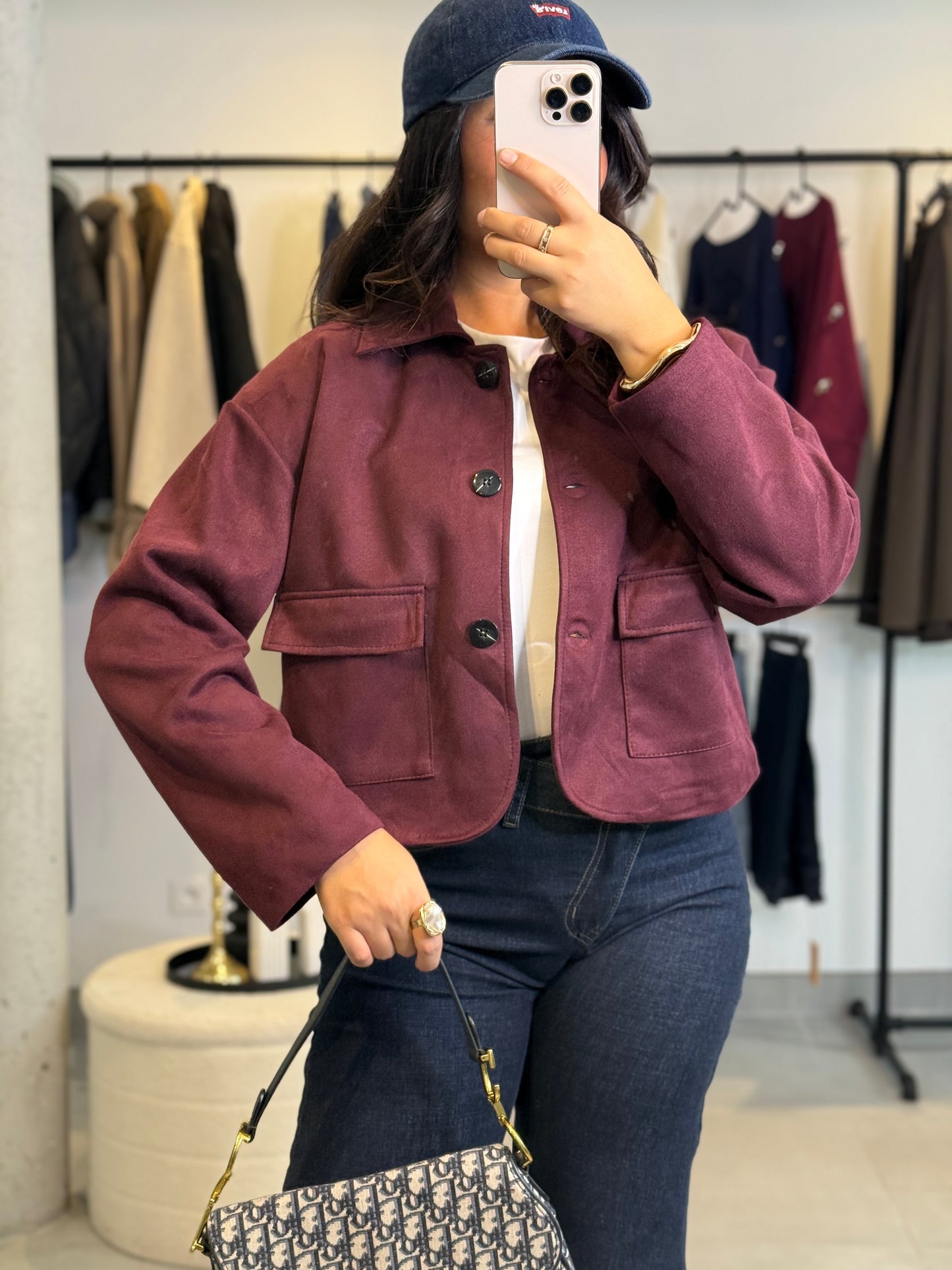 Veste Yass Bordeaux