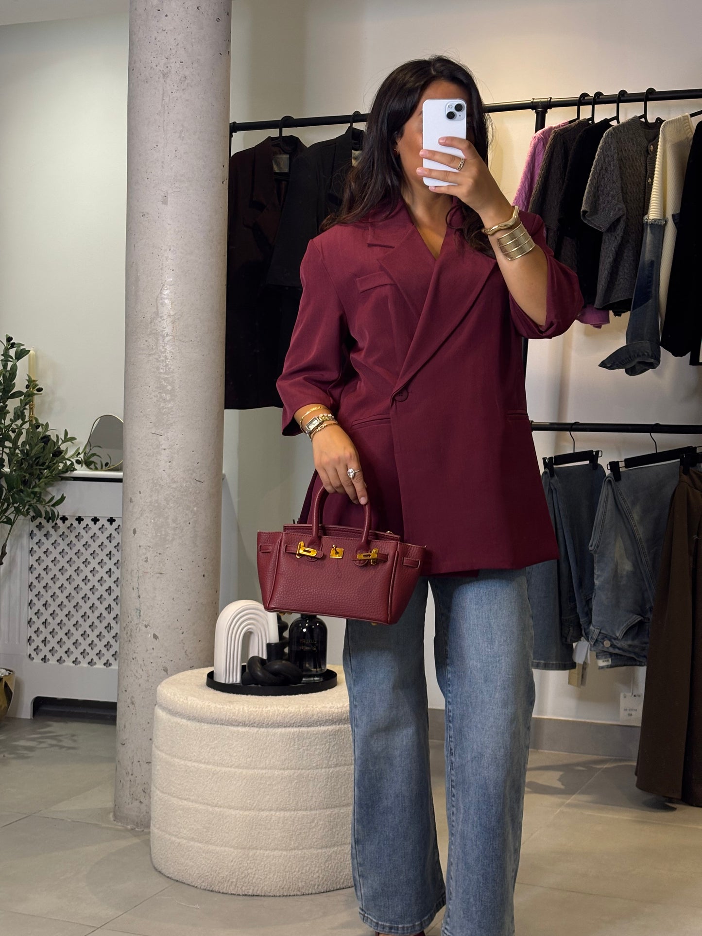 Blazer Clara bordeaux