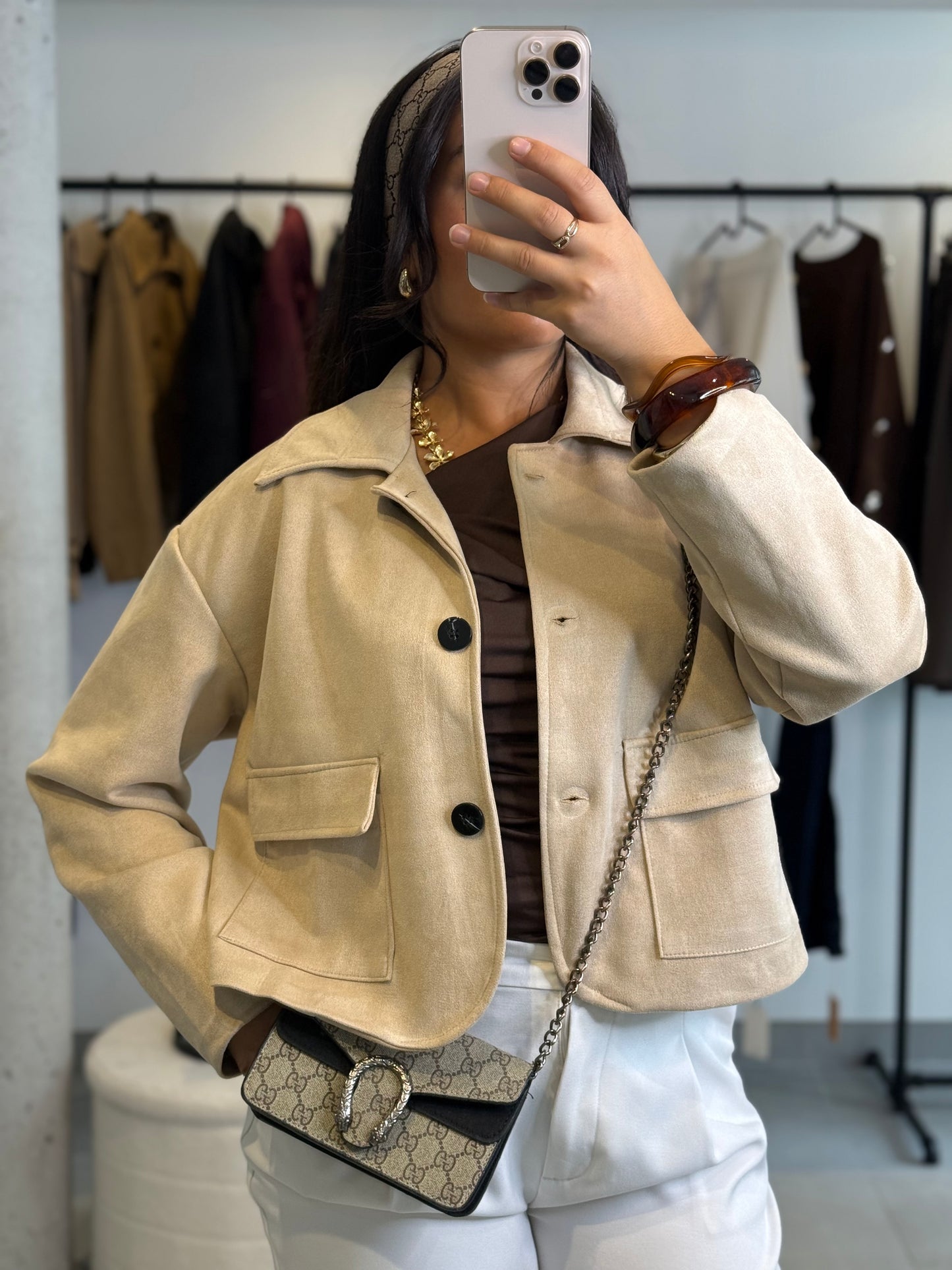 Veste Yass écru