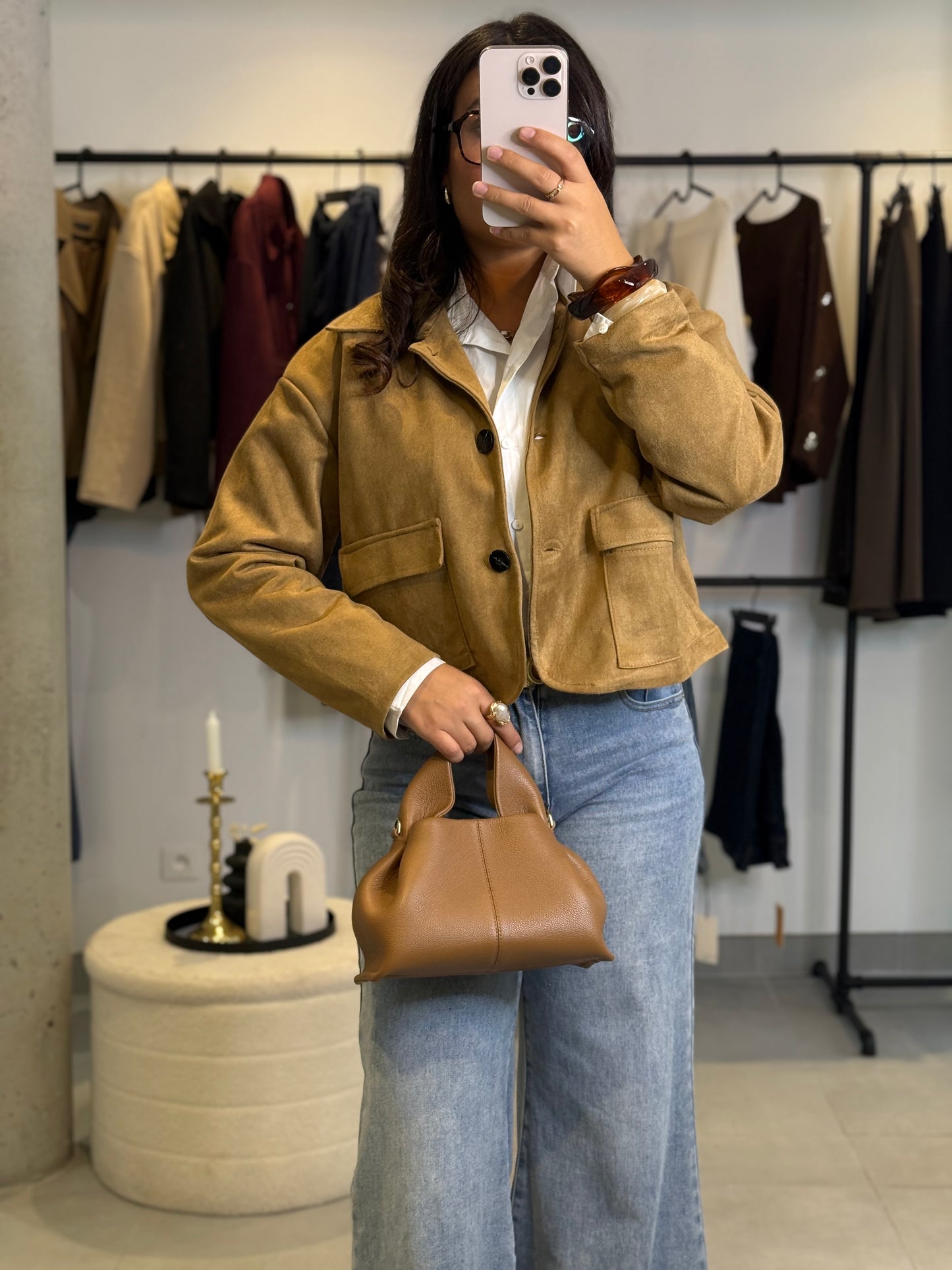 Veste Yass camel