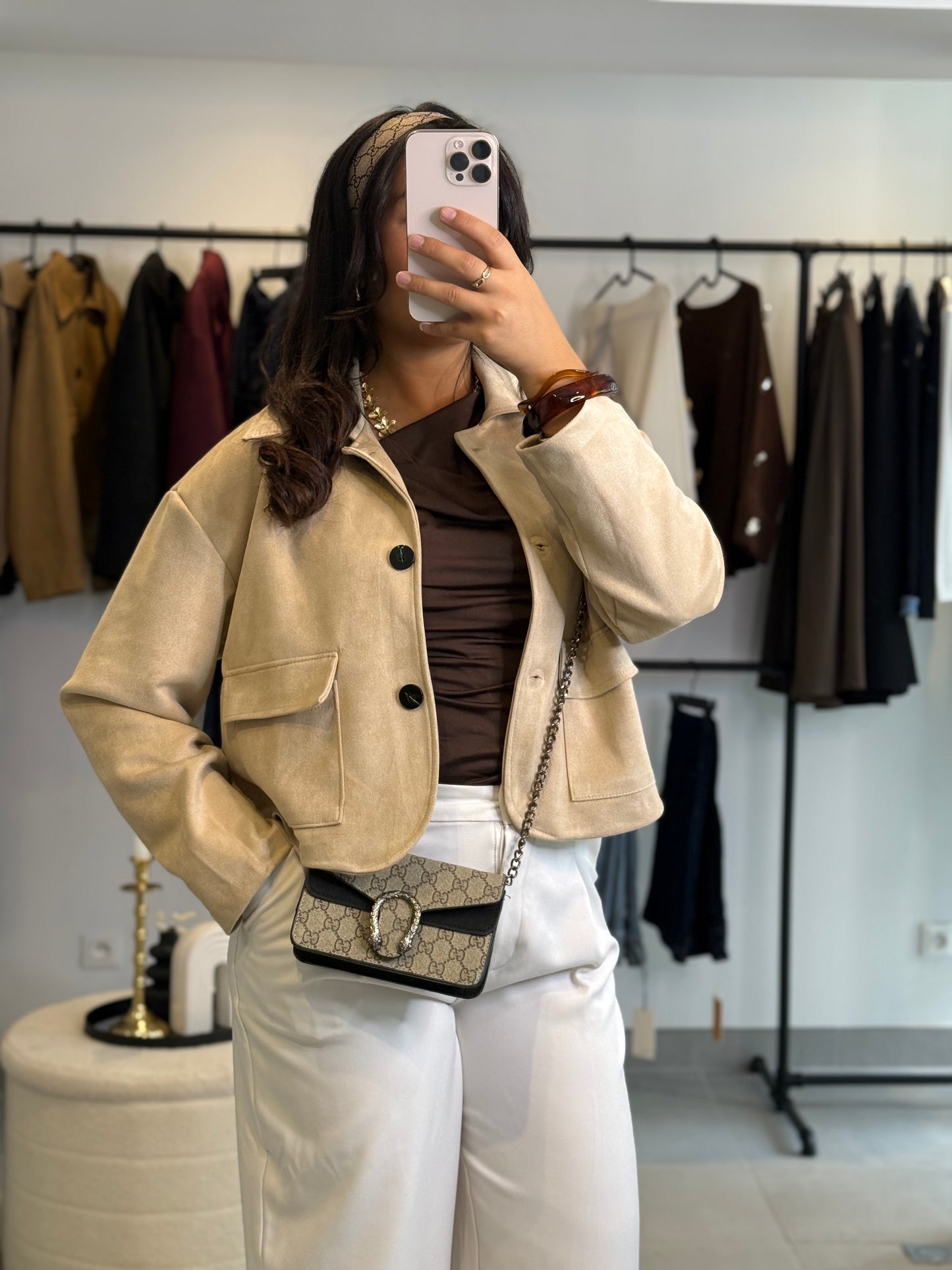 Veste Yass écru