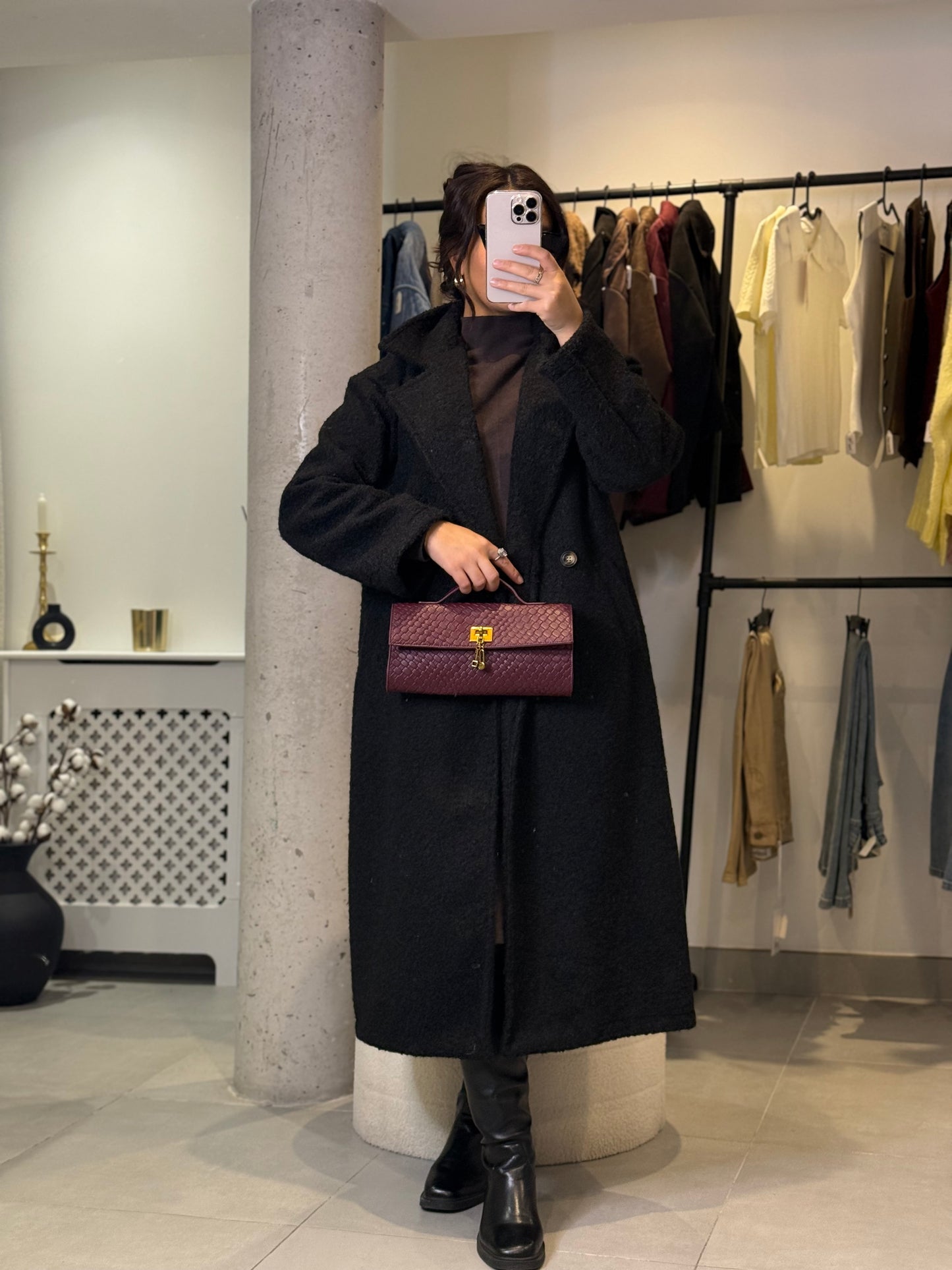 Manteau Lydia noir