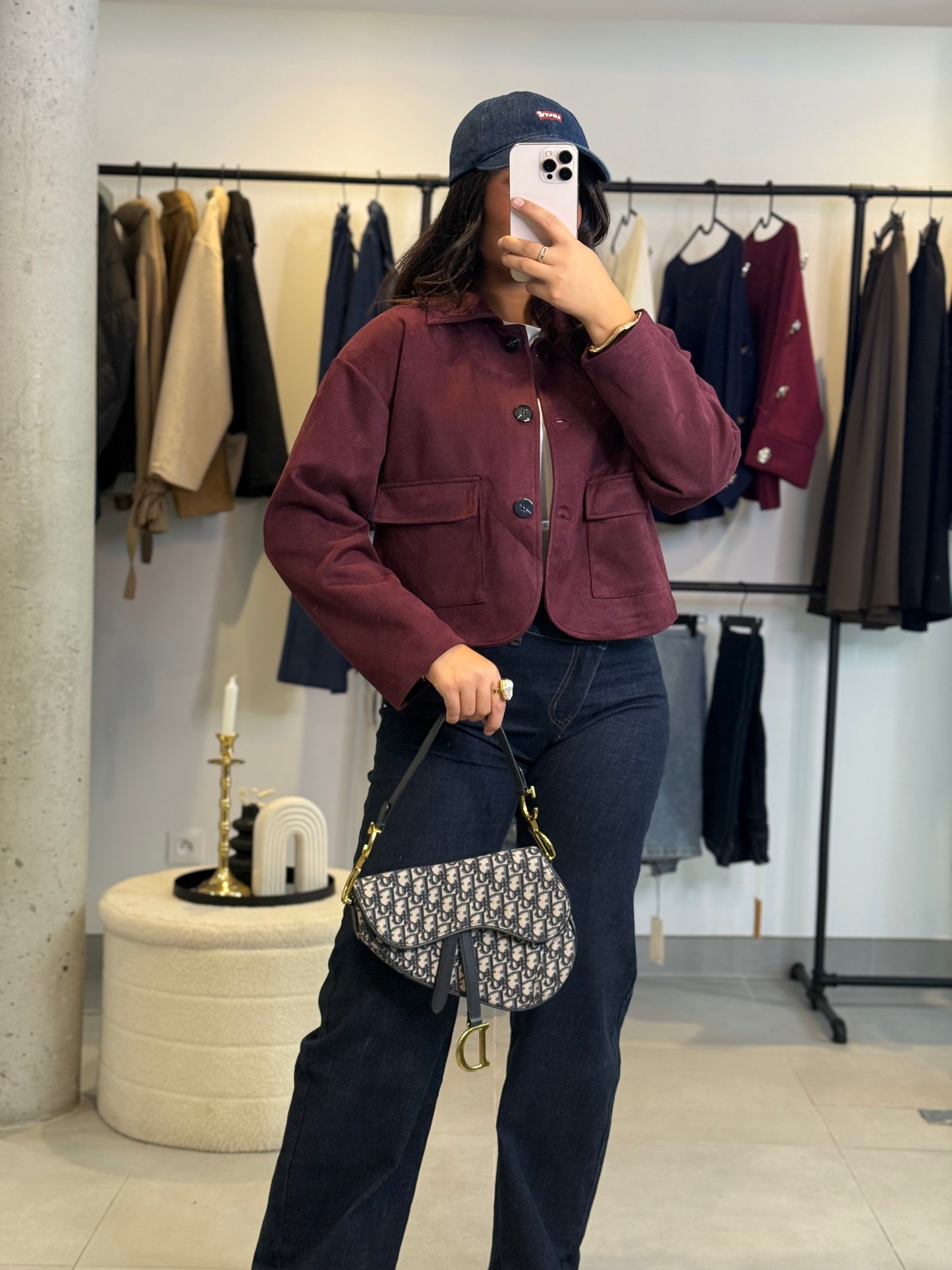 Veste Yass Bordeaux