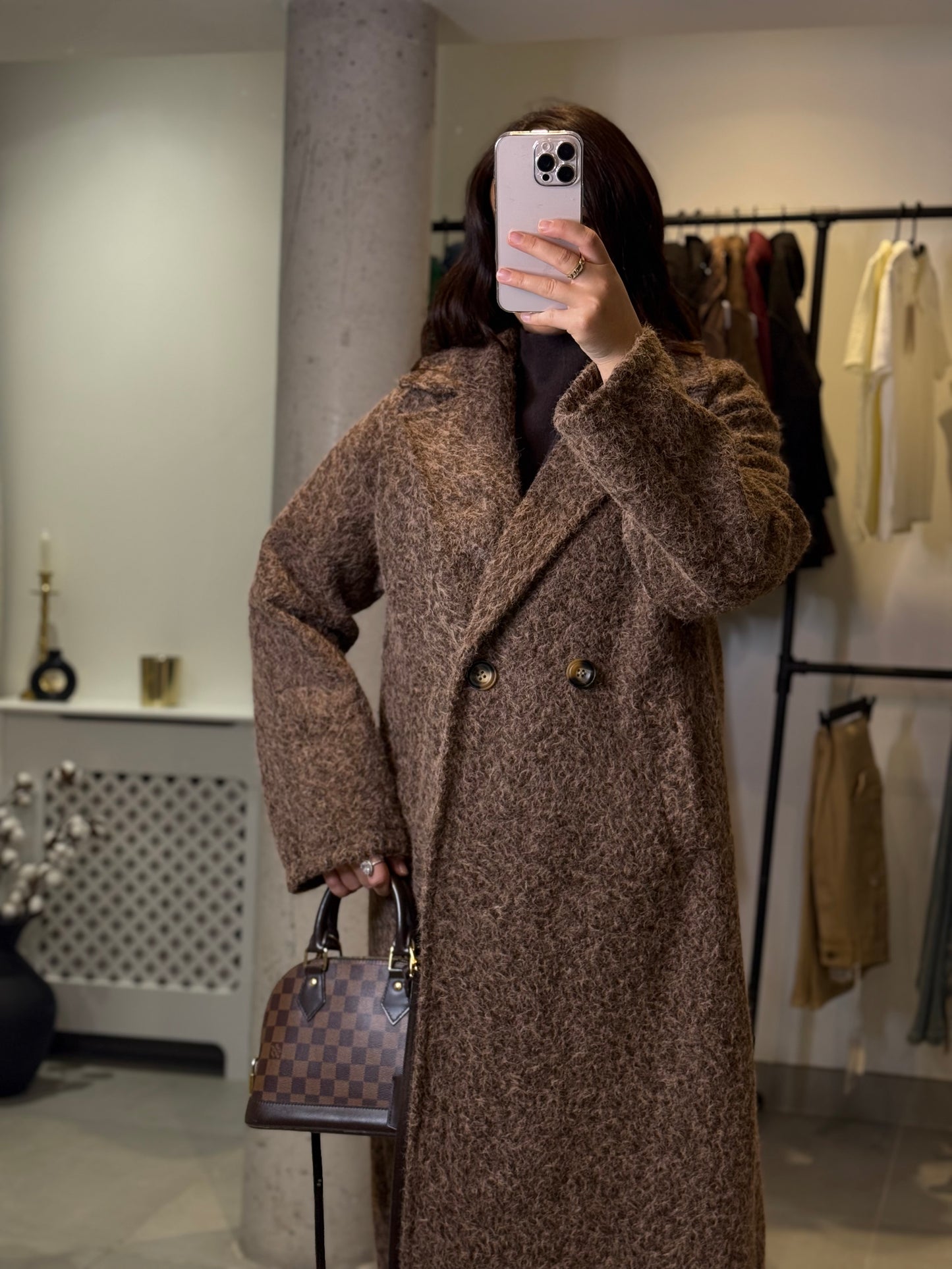 Manteau Lydia marron