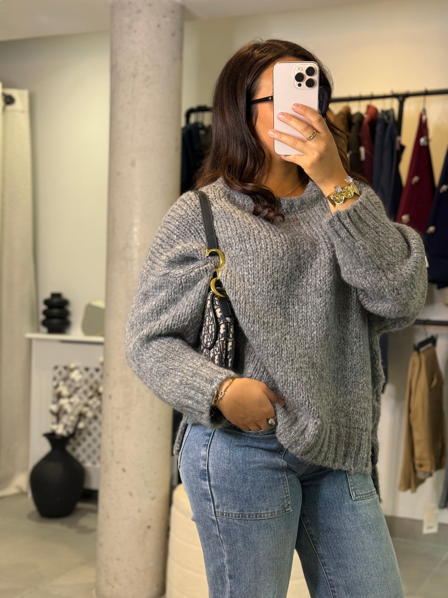 Pull Gaby gris