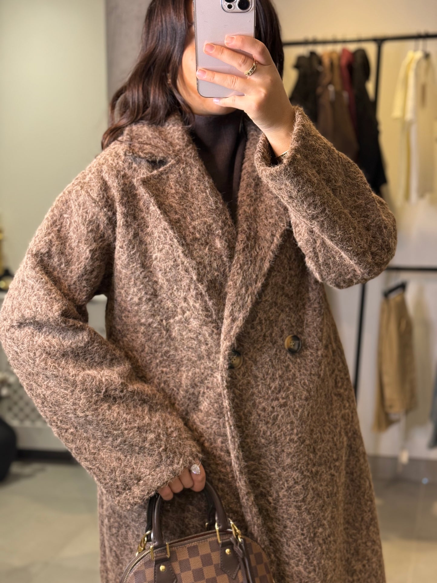 Manteau Lydia marron