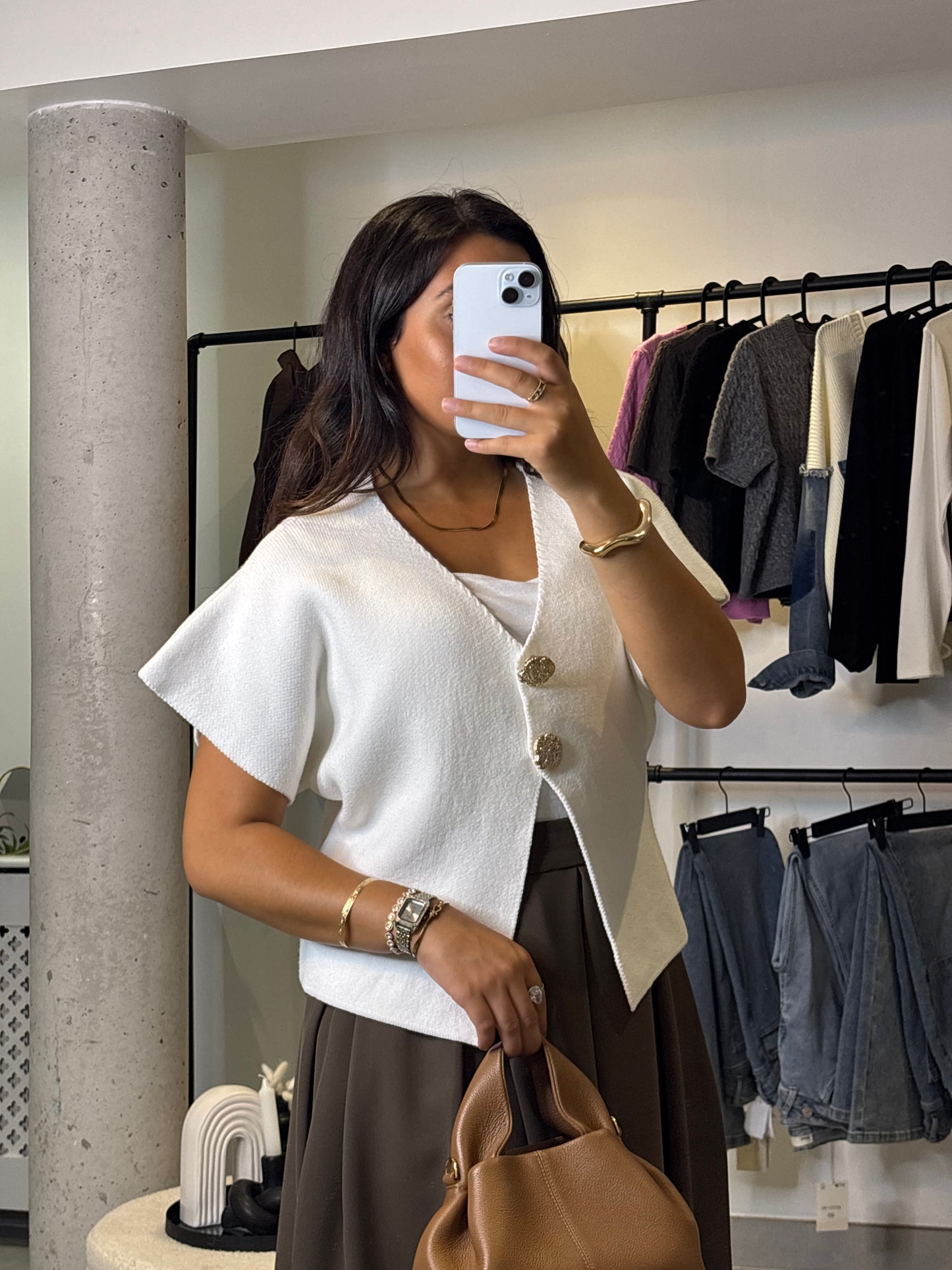 Gilet Milky blanc