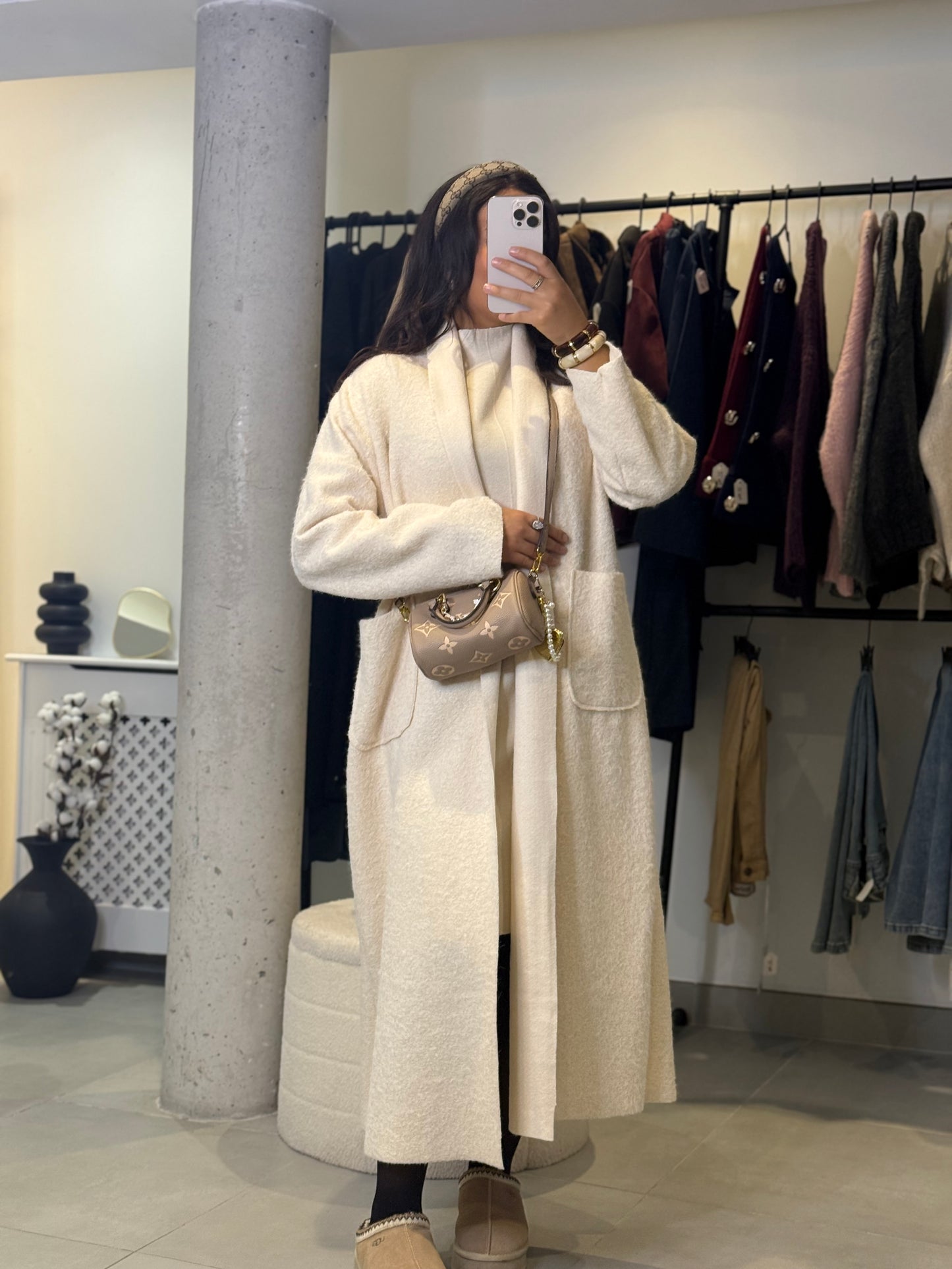 Veste Douce Écru