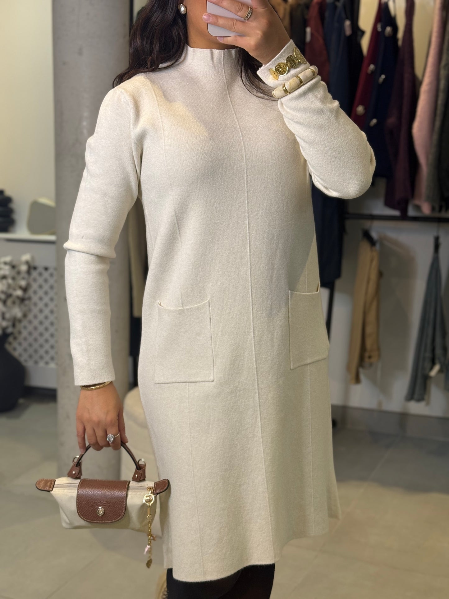 Robe Pull Nissa écru