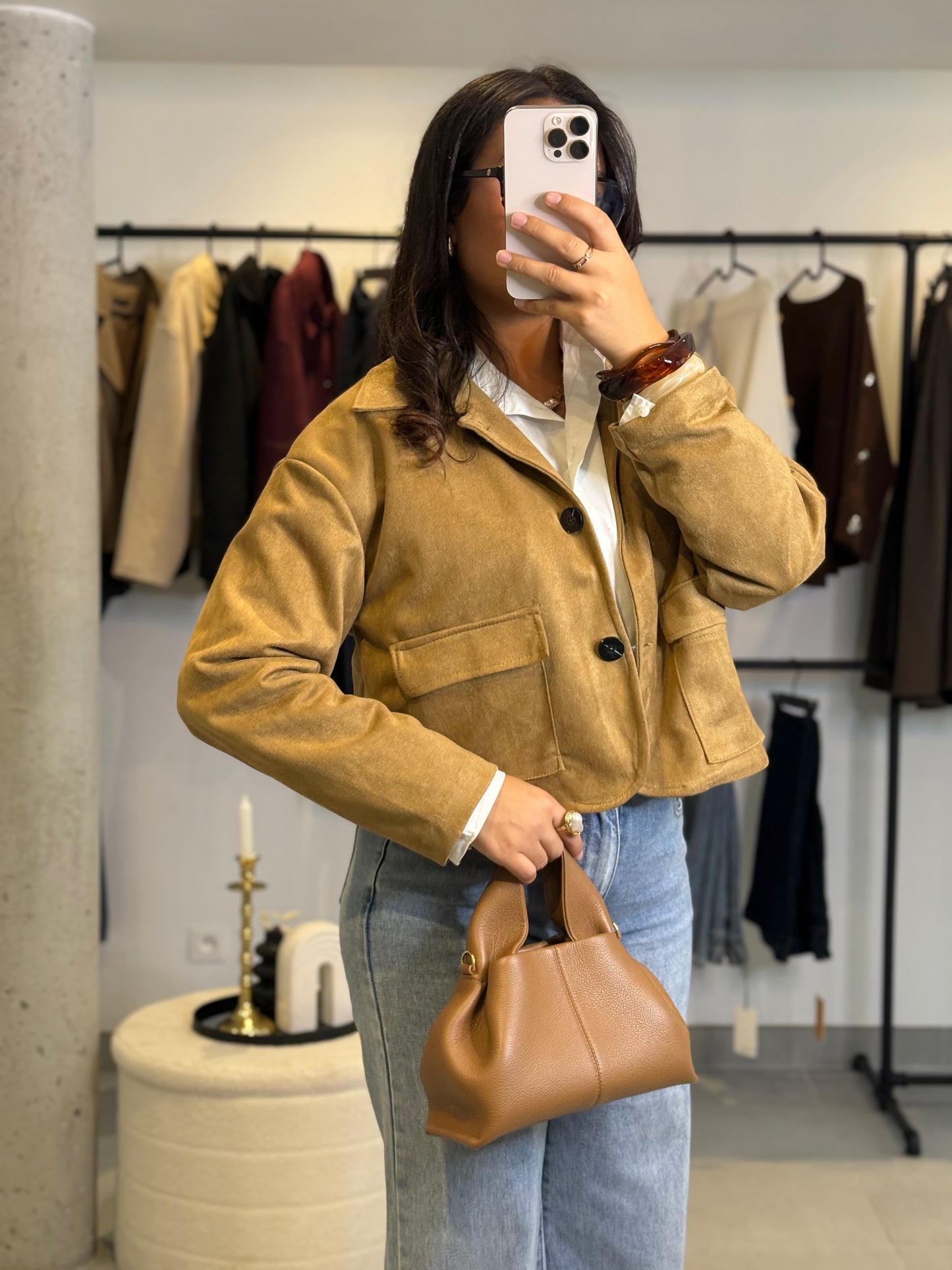 Veste Yass camel