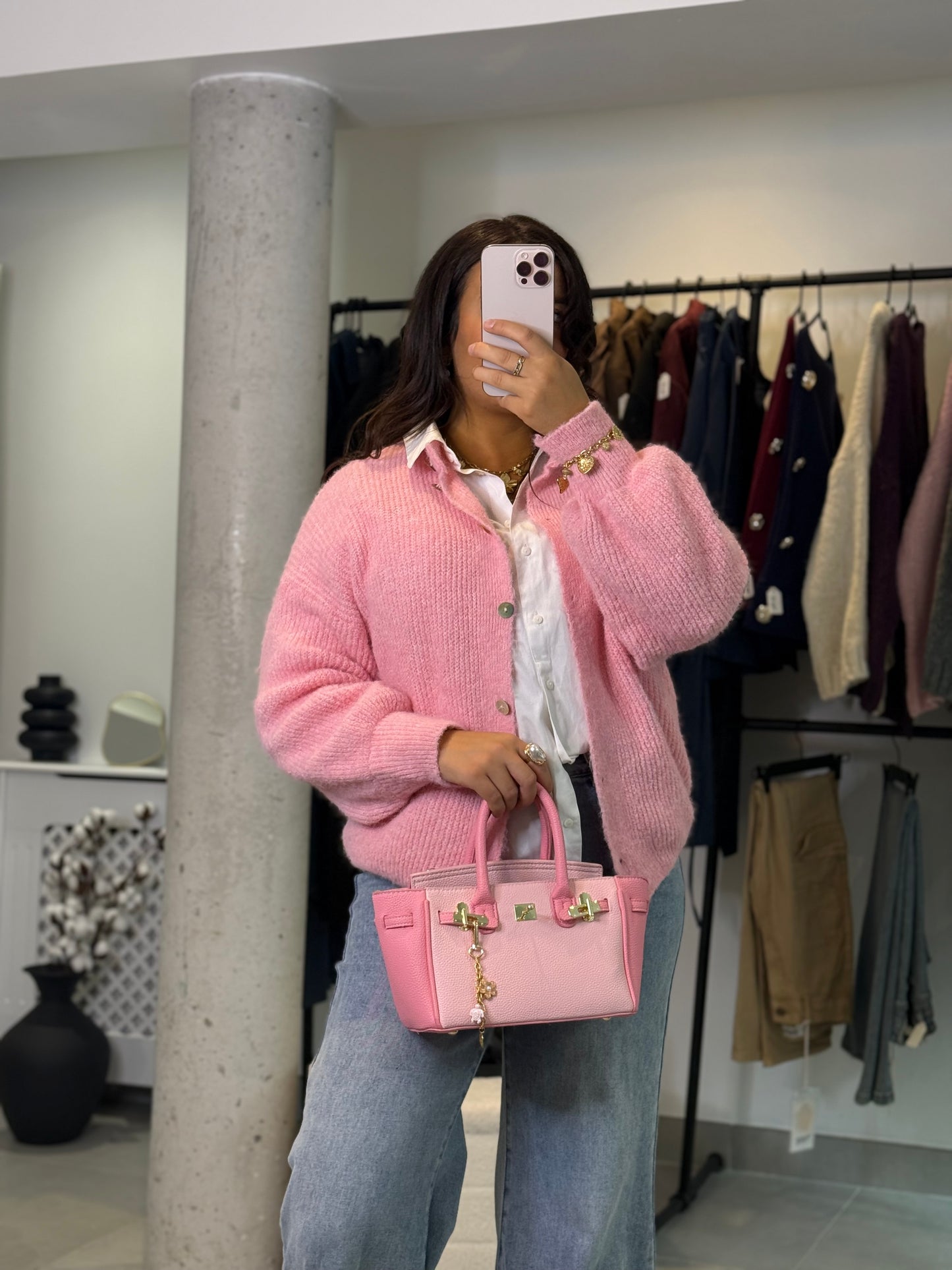 Gilet Mina Rose