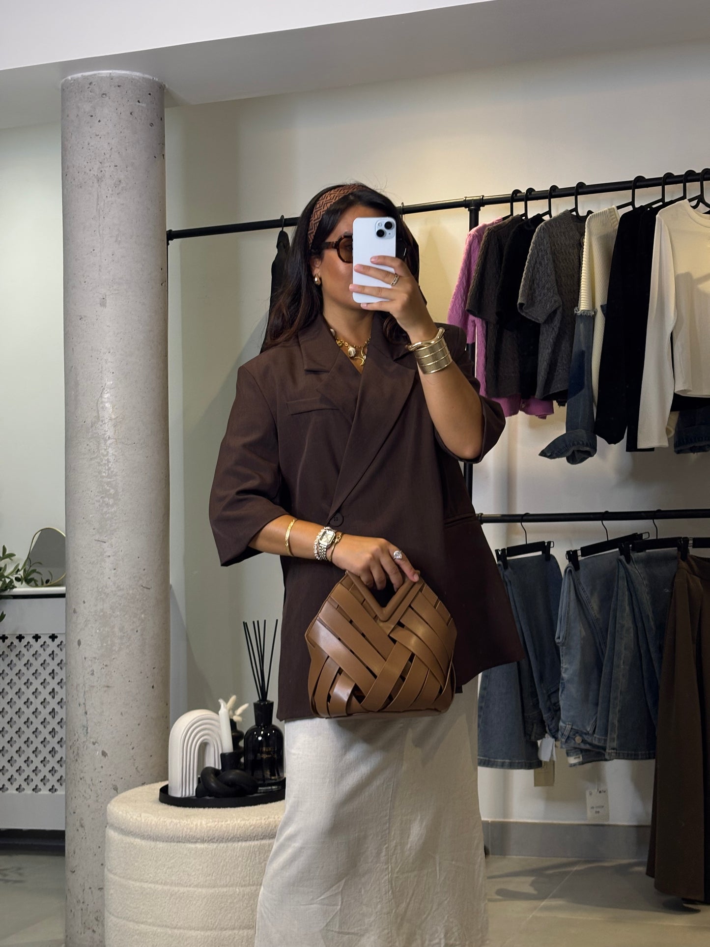 Blazer Clara marron