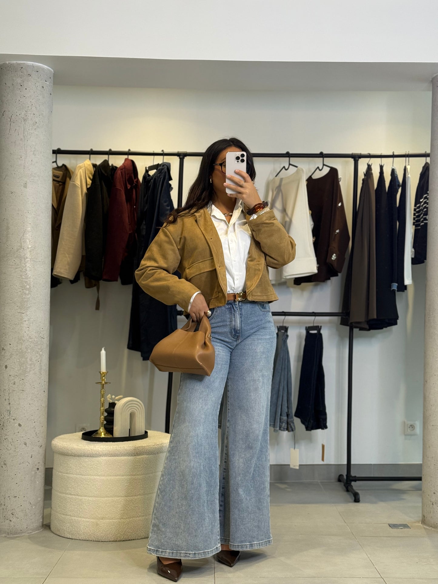 Veste Yass camel