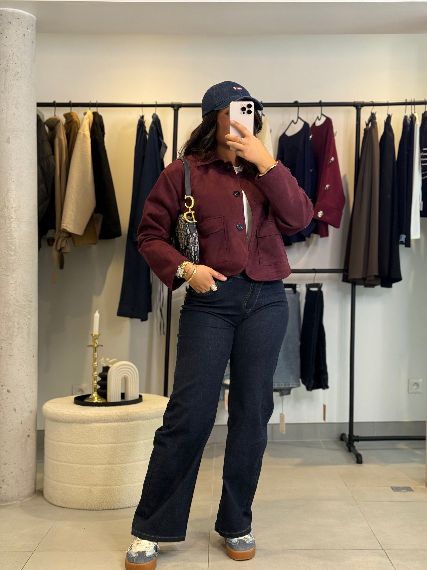 Veste Yass Bordeaux