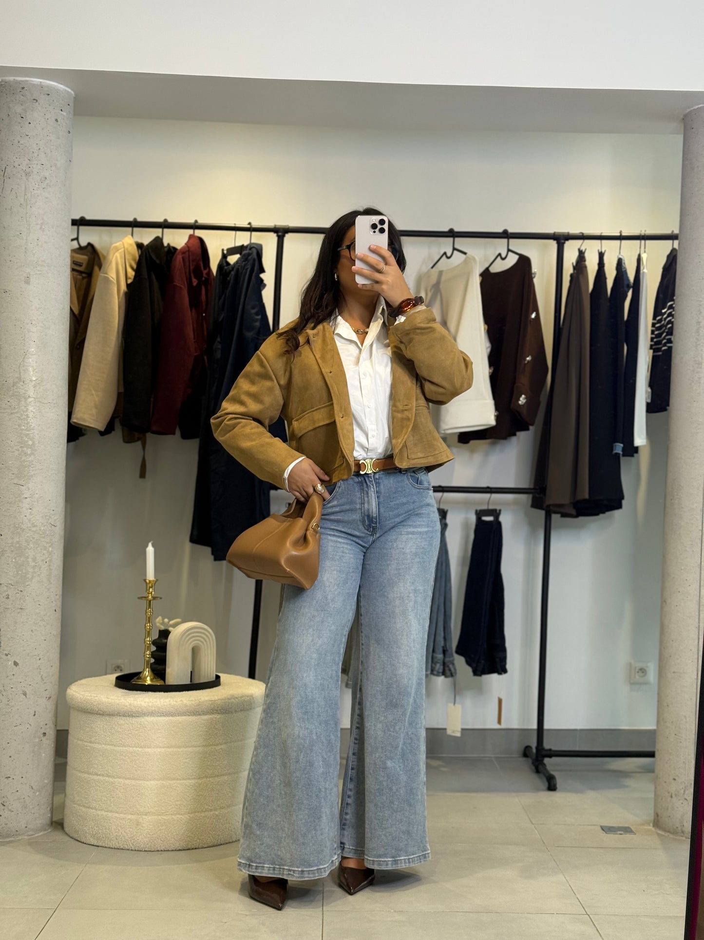 Veste Yass camel