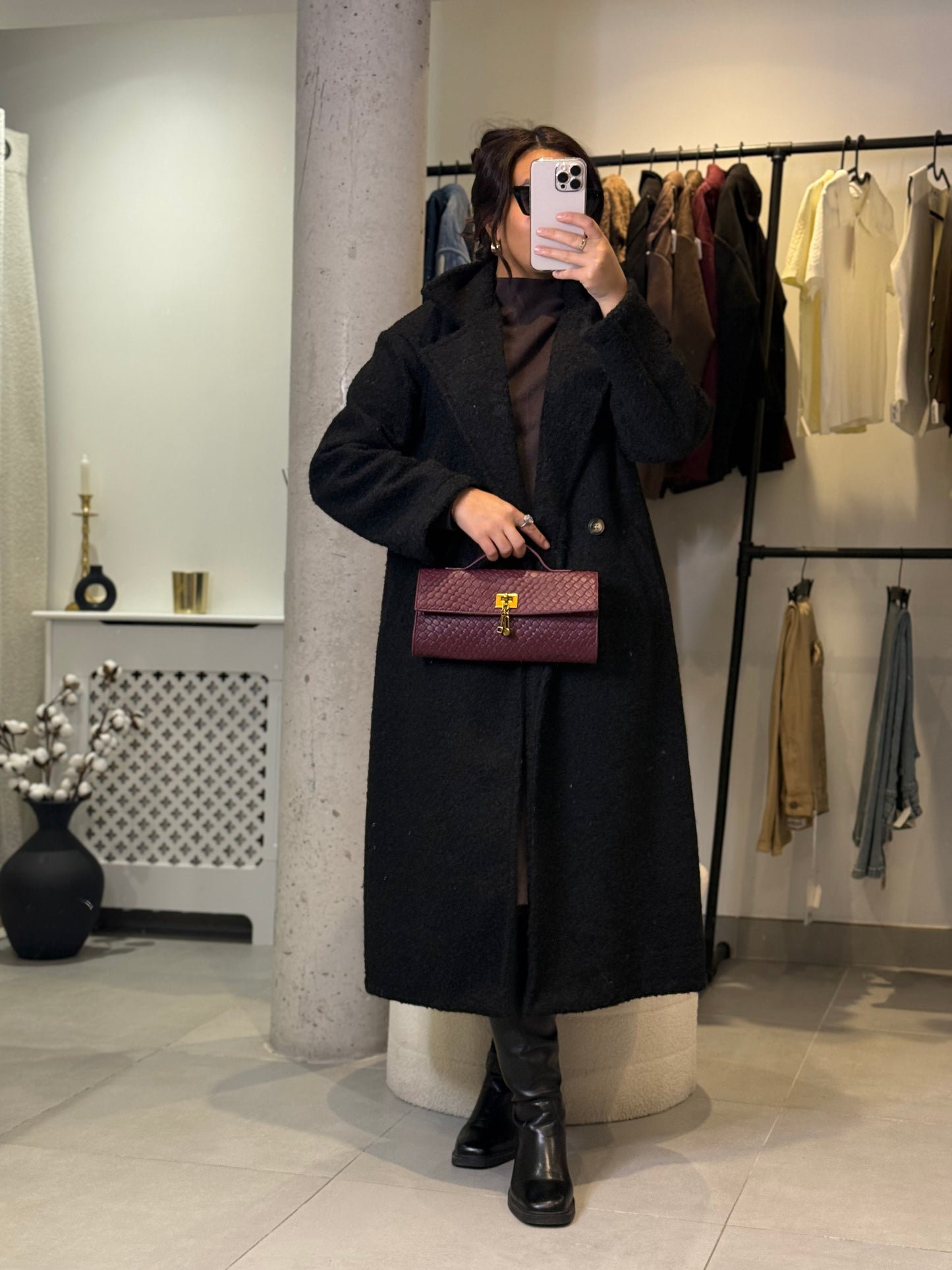 Manteau Lydia noir
