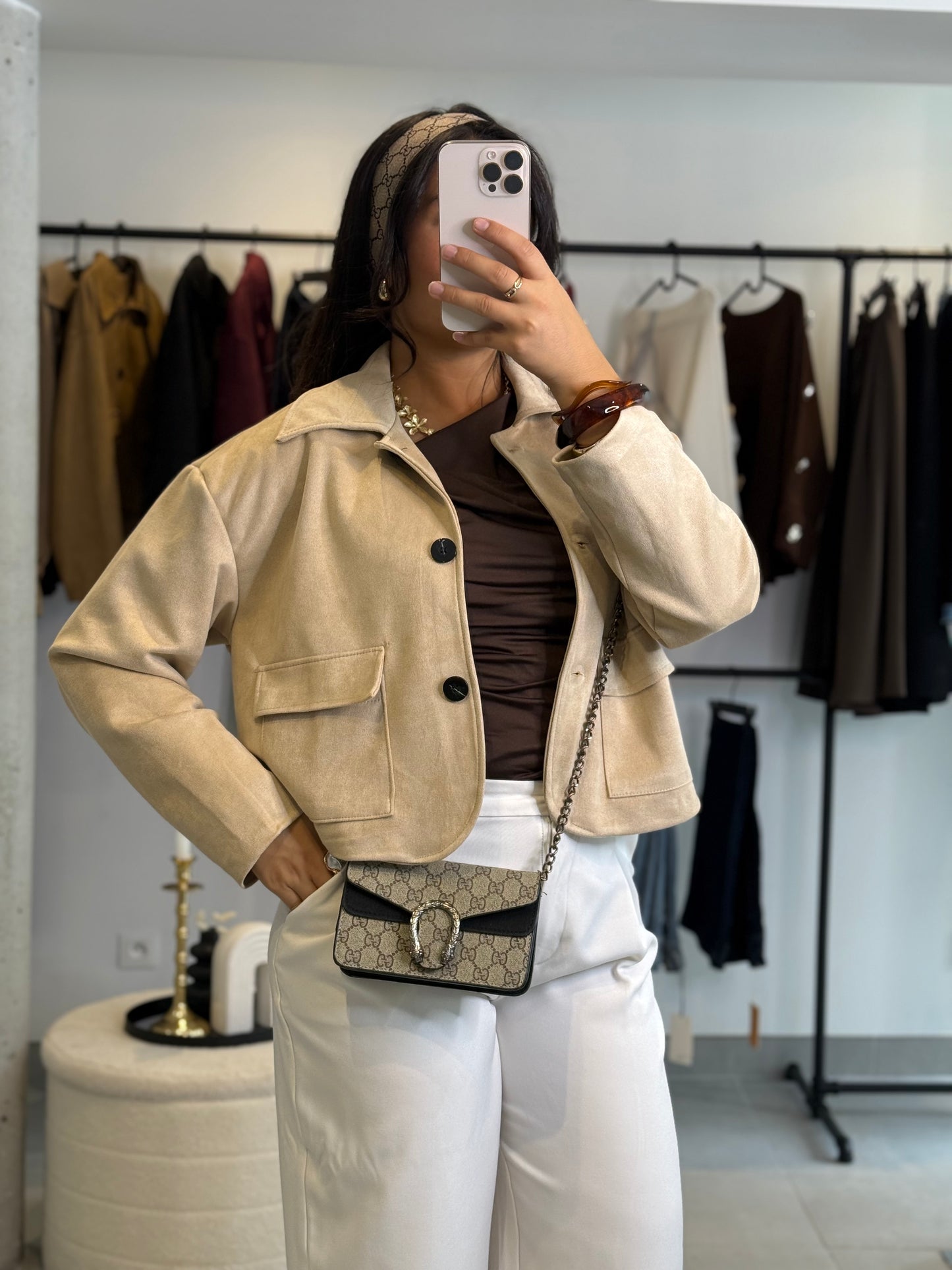 Veste Yass écru