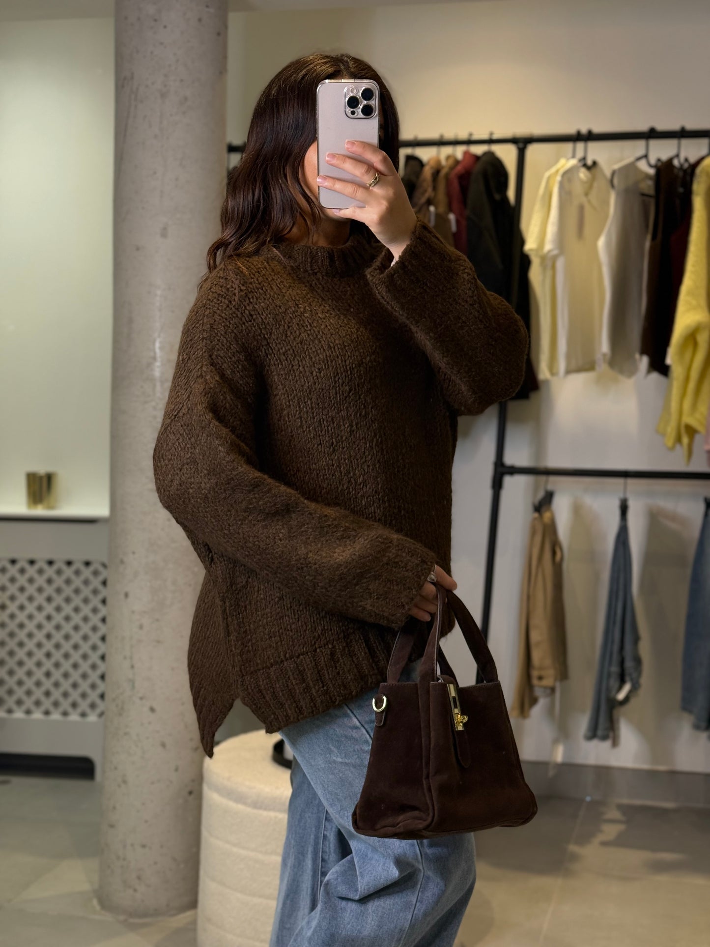Pull Gaby chocolat