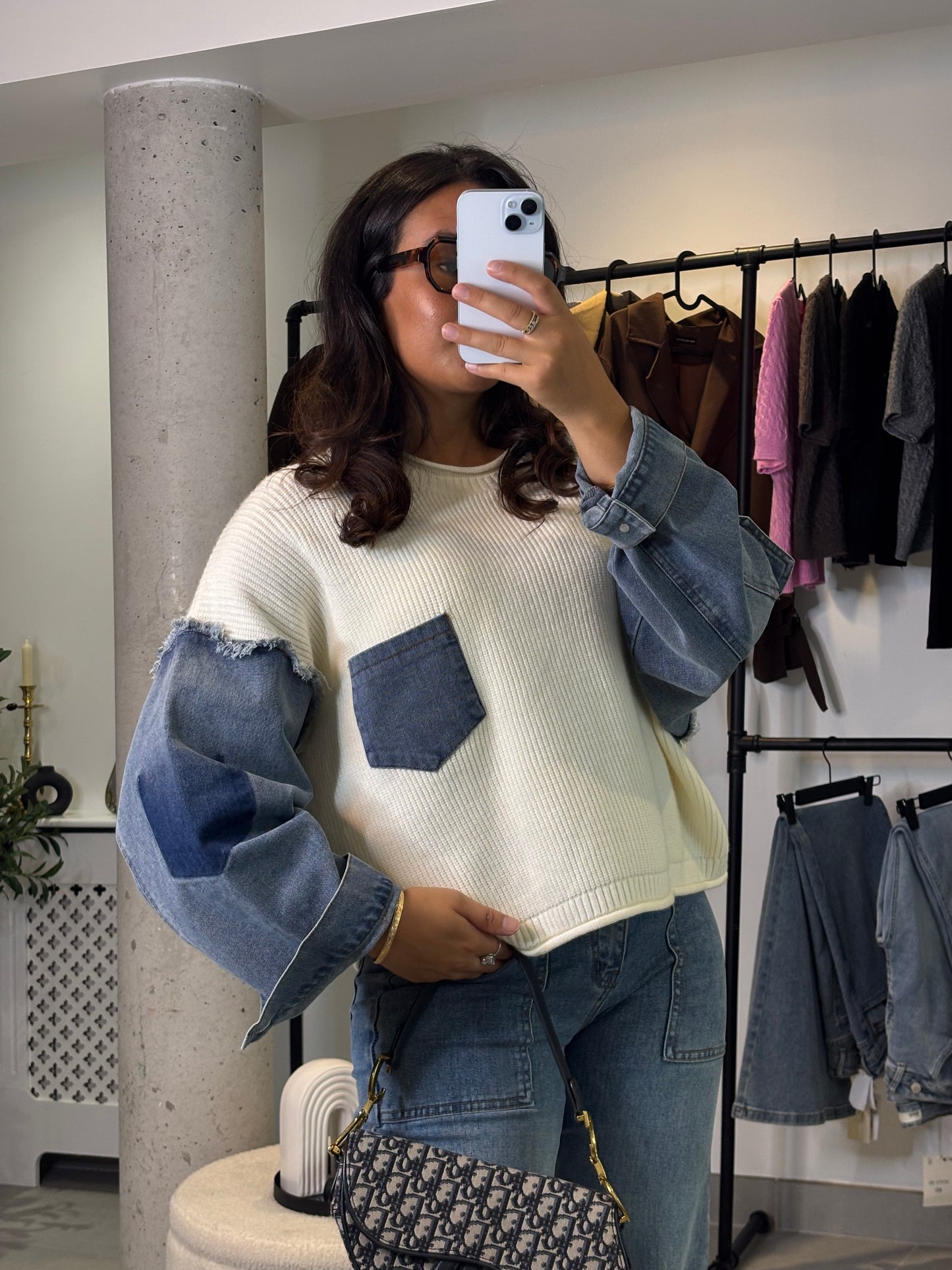 Pull jean oversize