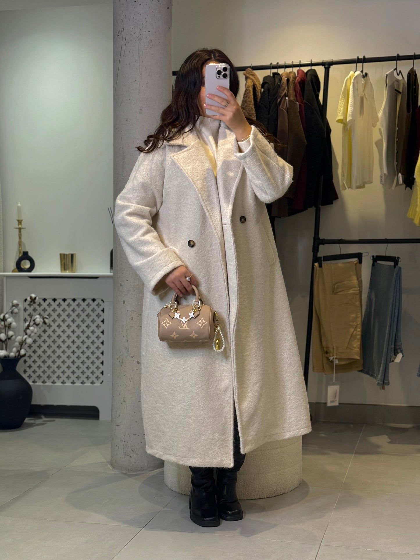 Manteau Lydia écru