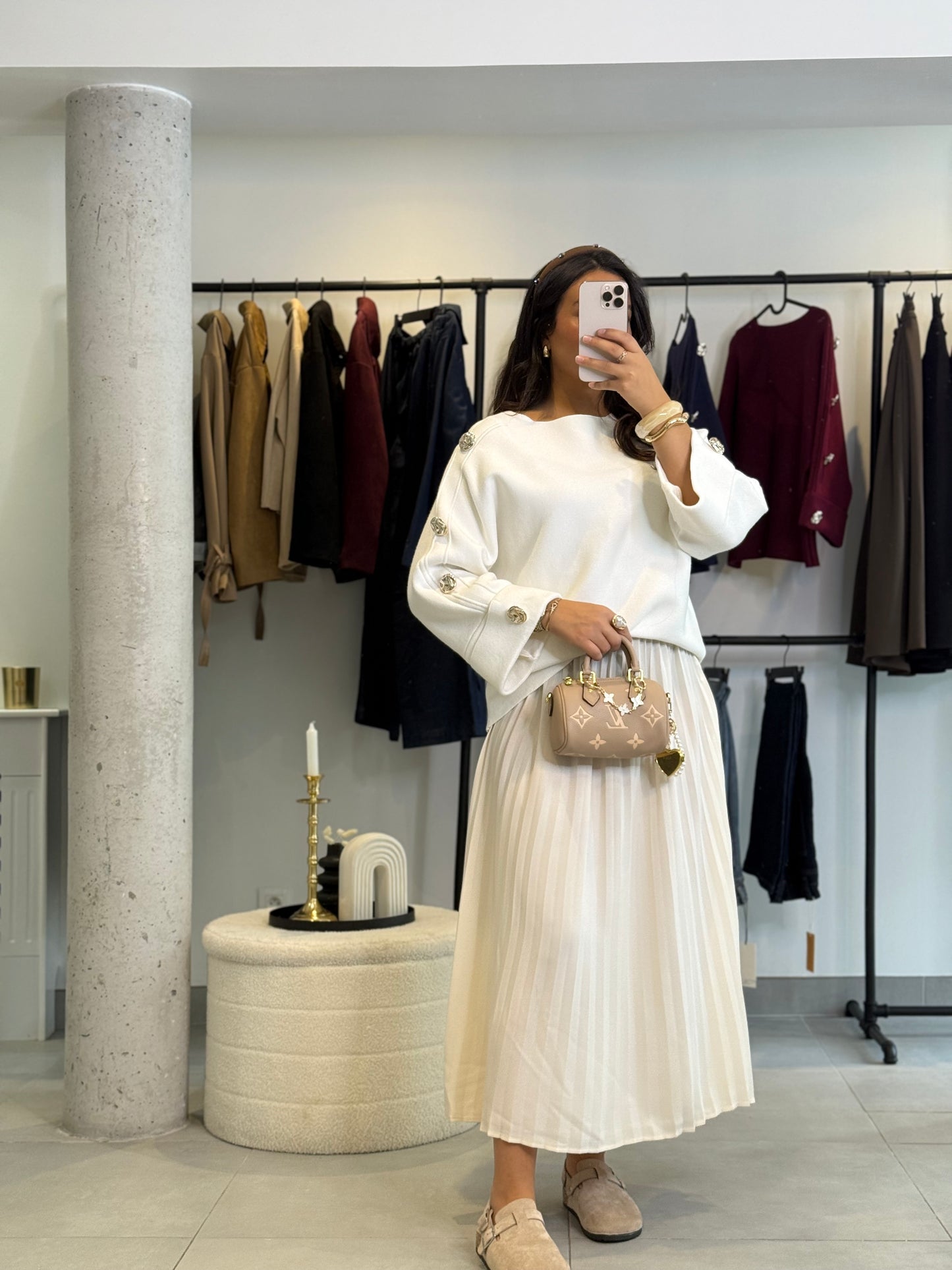 Pull Mery blanc
