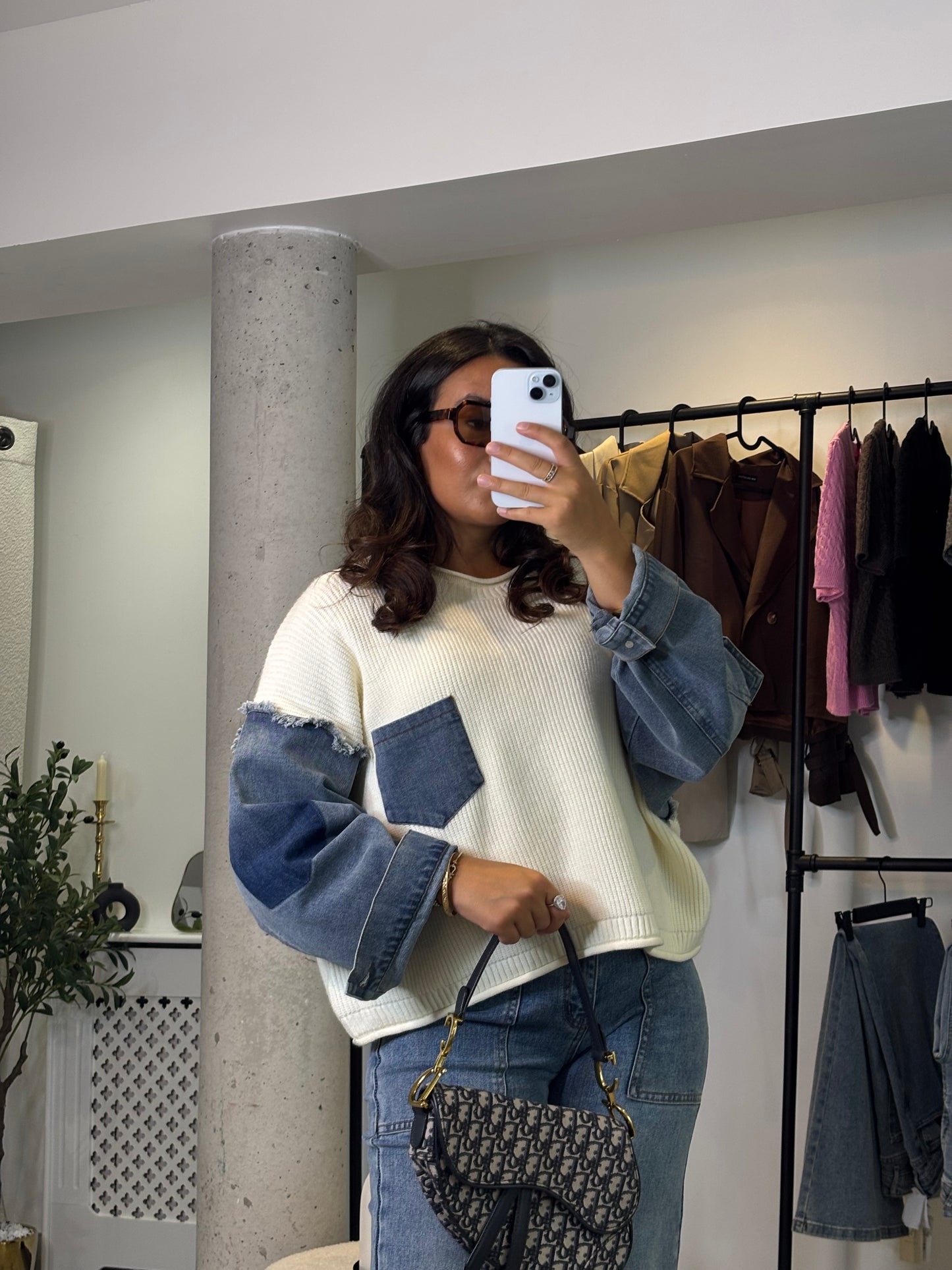 Pull jean oversize