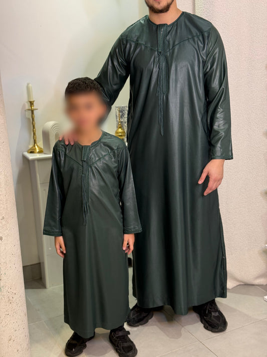 Qamis enfant vert
