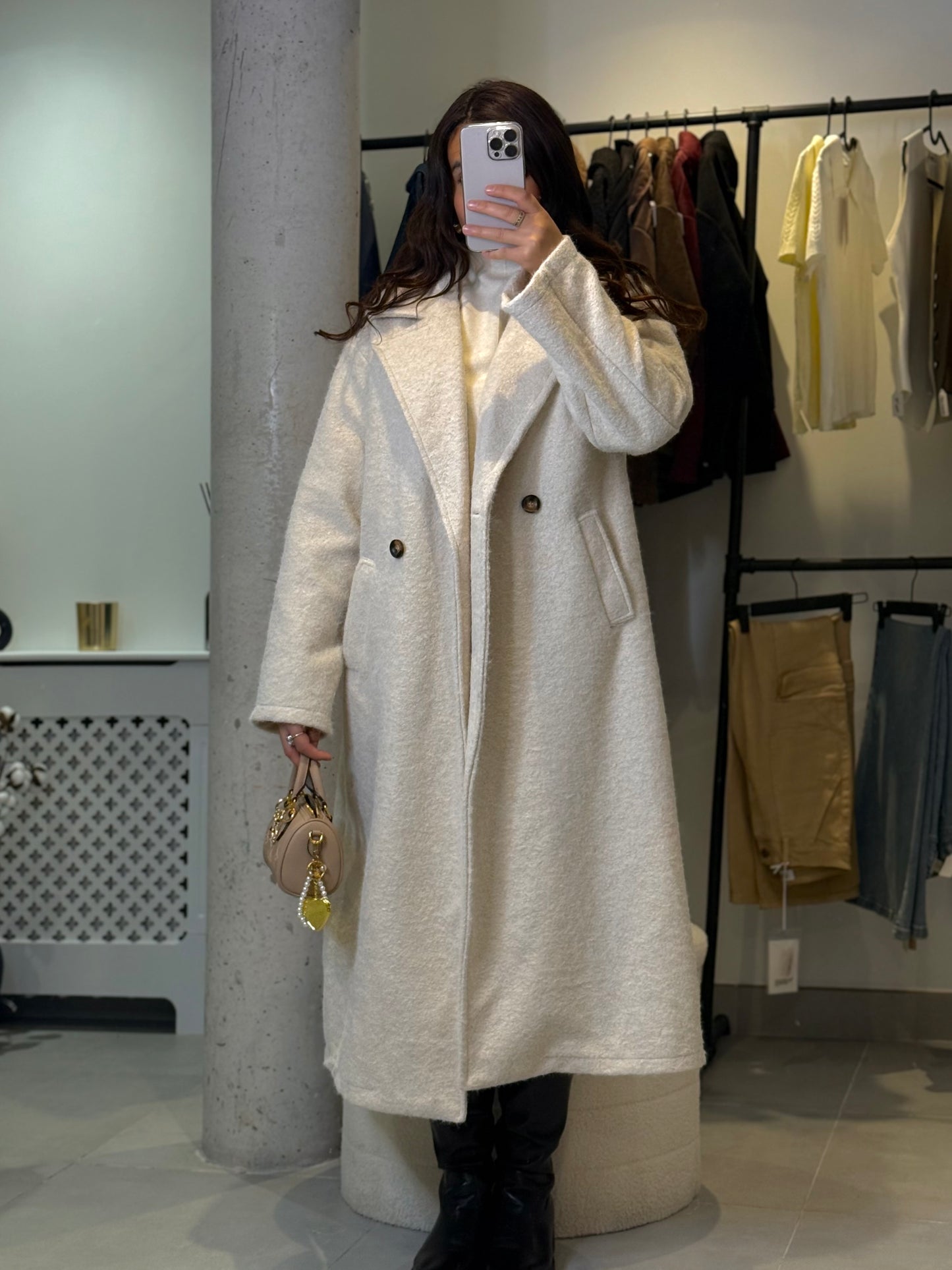 Manteau Lydia écru