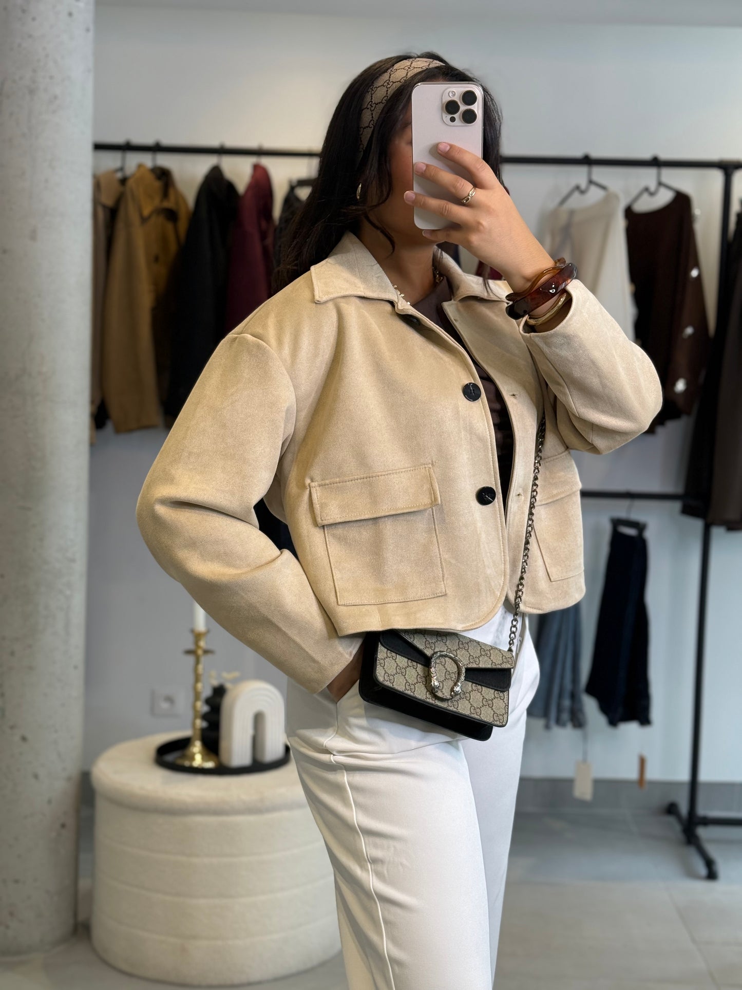Veste Yass écru