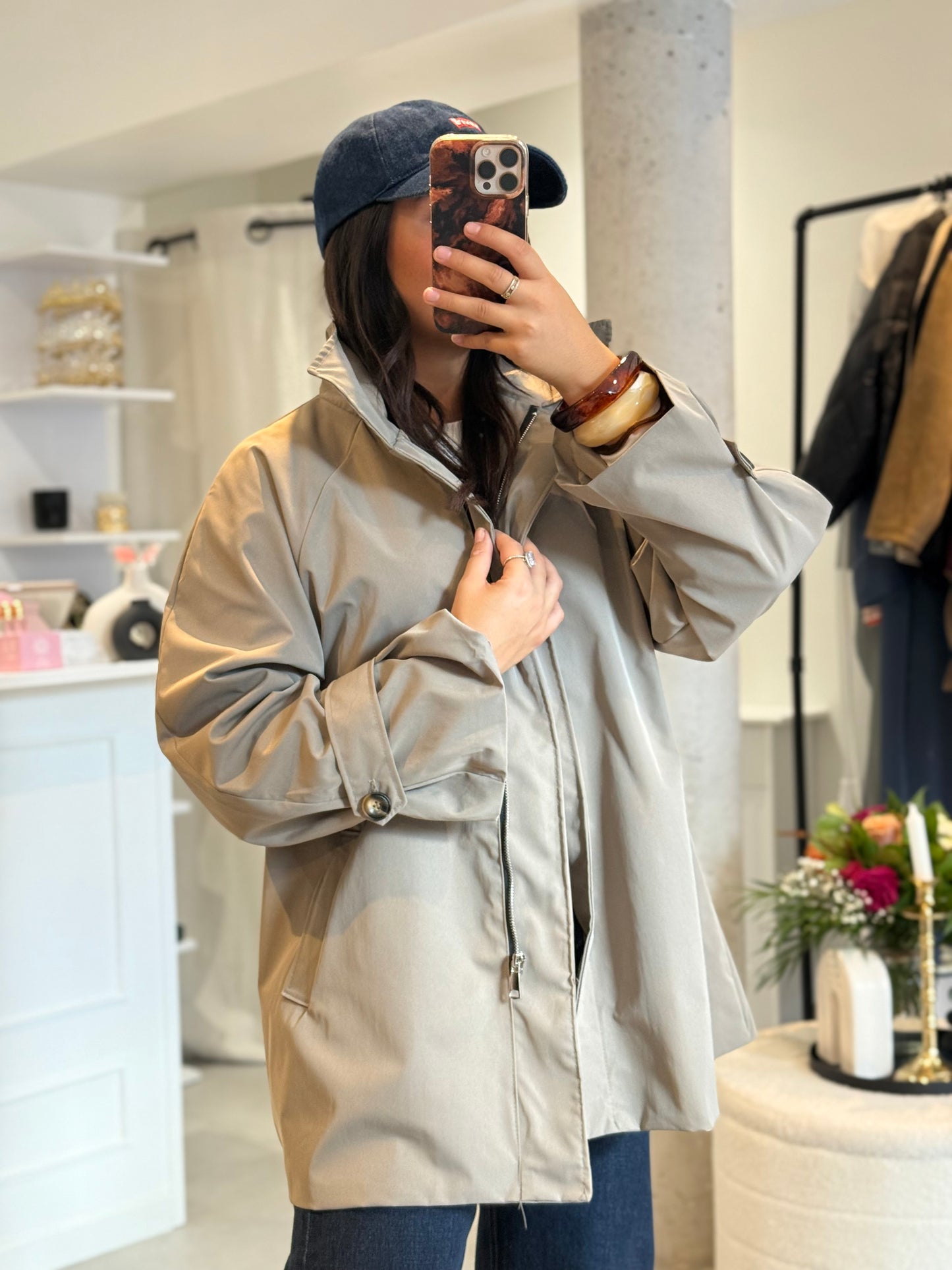 Veste Tessa taupe