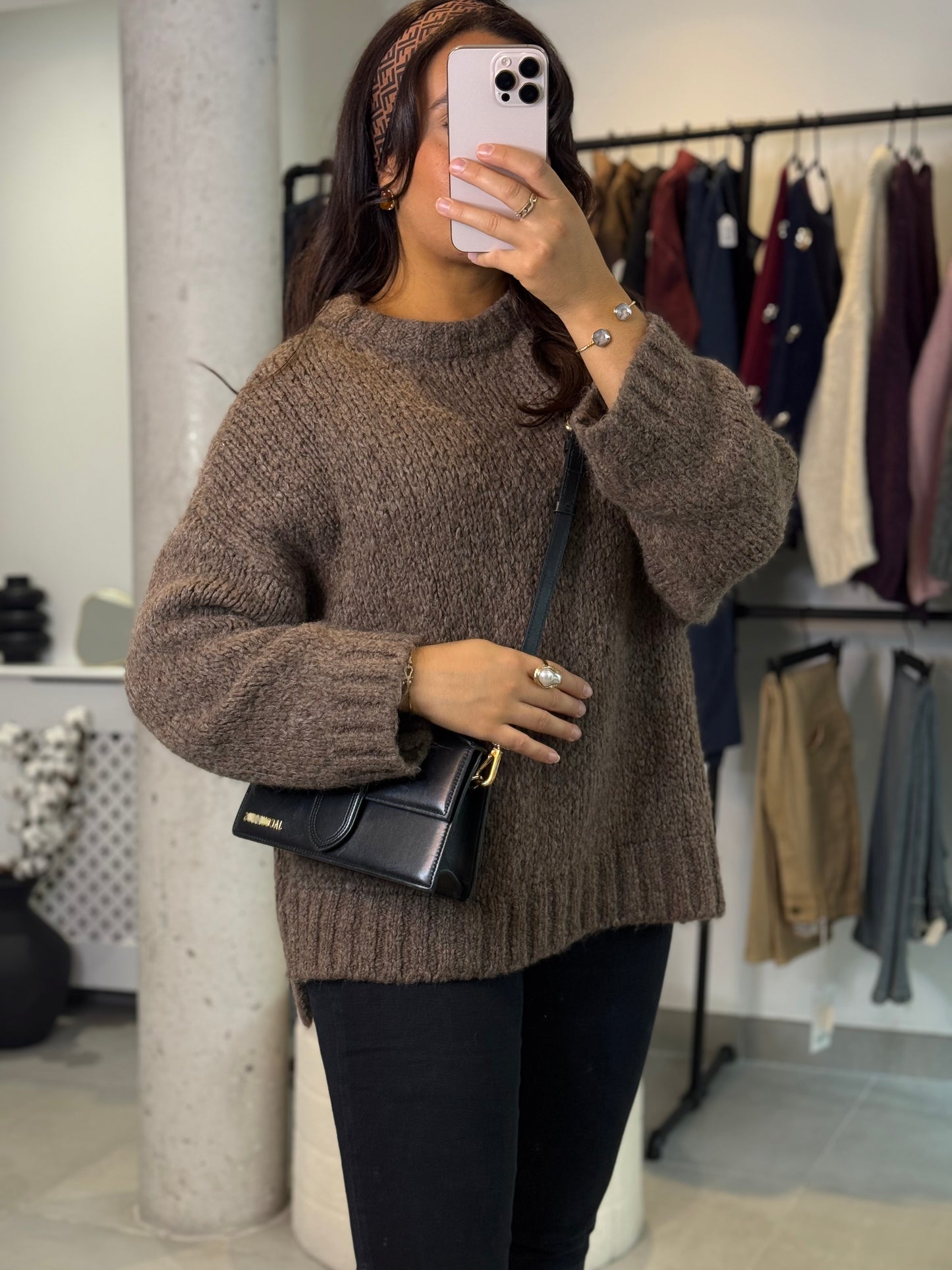Pull Gaby taupe