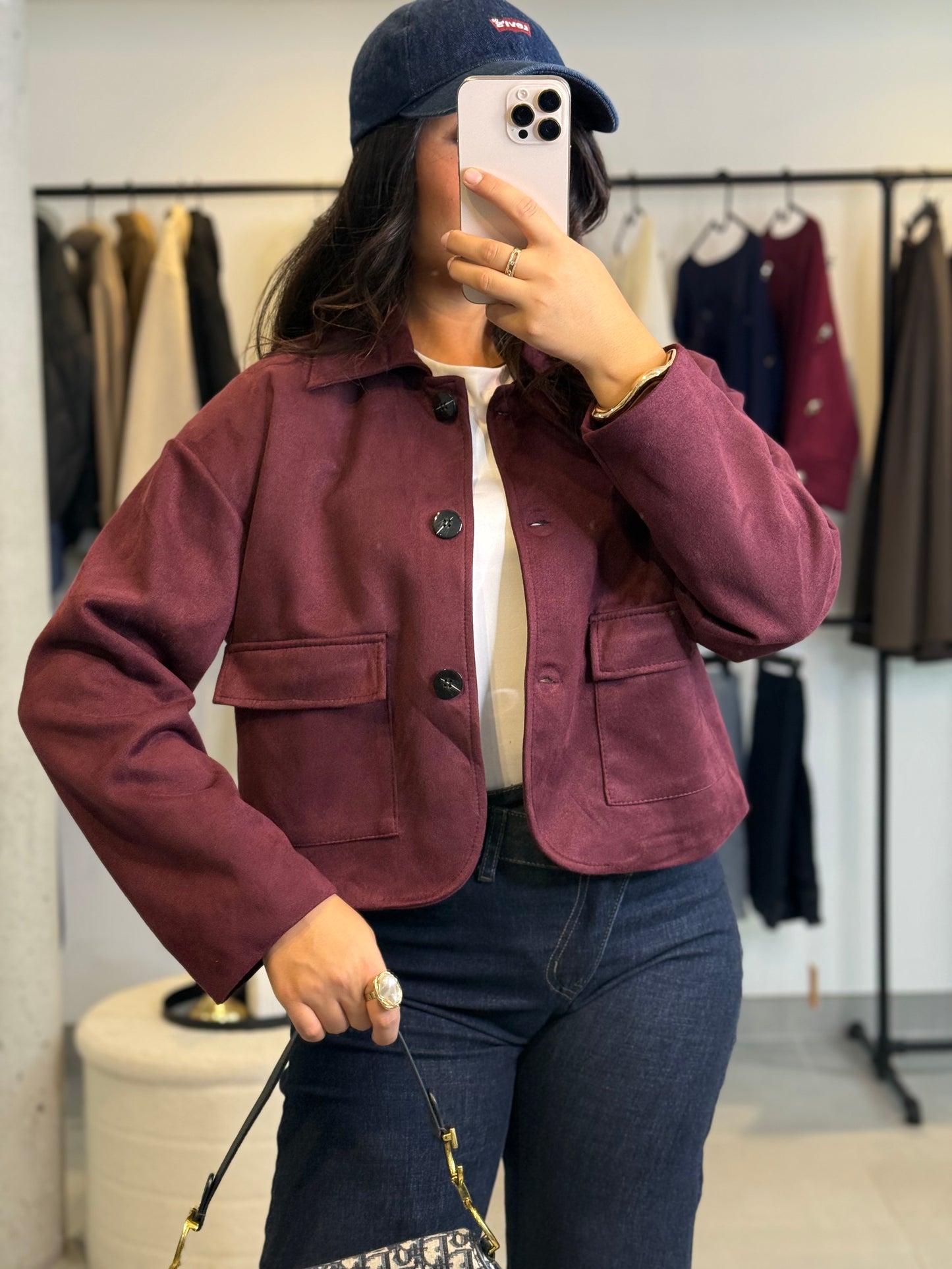 Veste Yass Bordeaux
