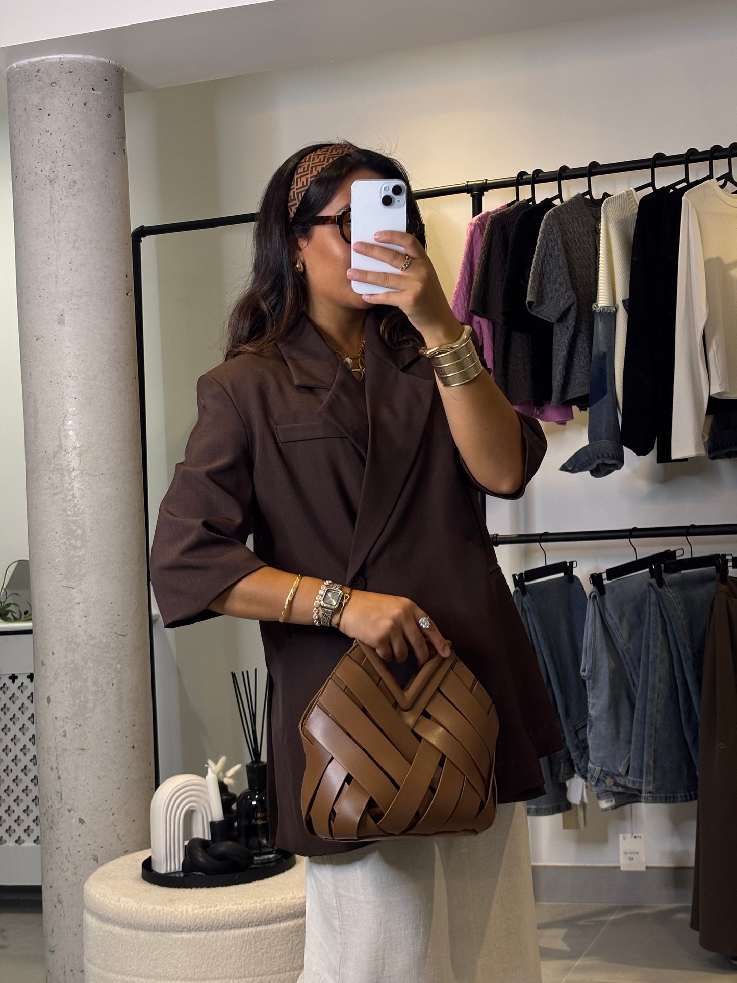 Blazer Clara marron