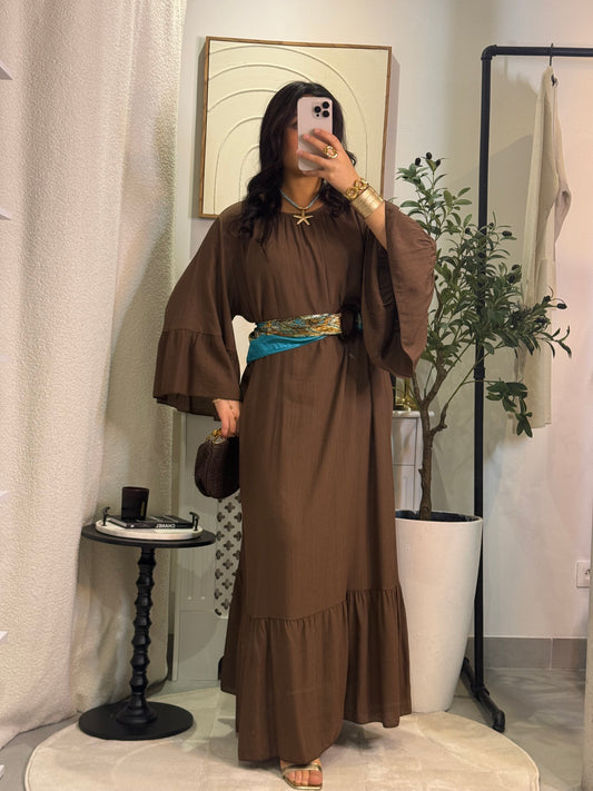 Robe Vanilla marron