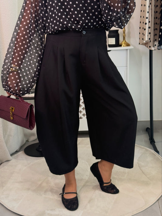 Pantalon 3/4 ballon noir