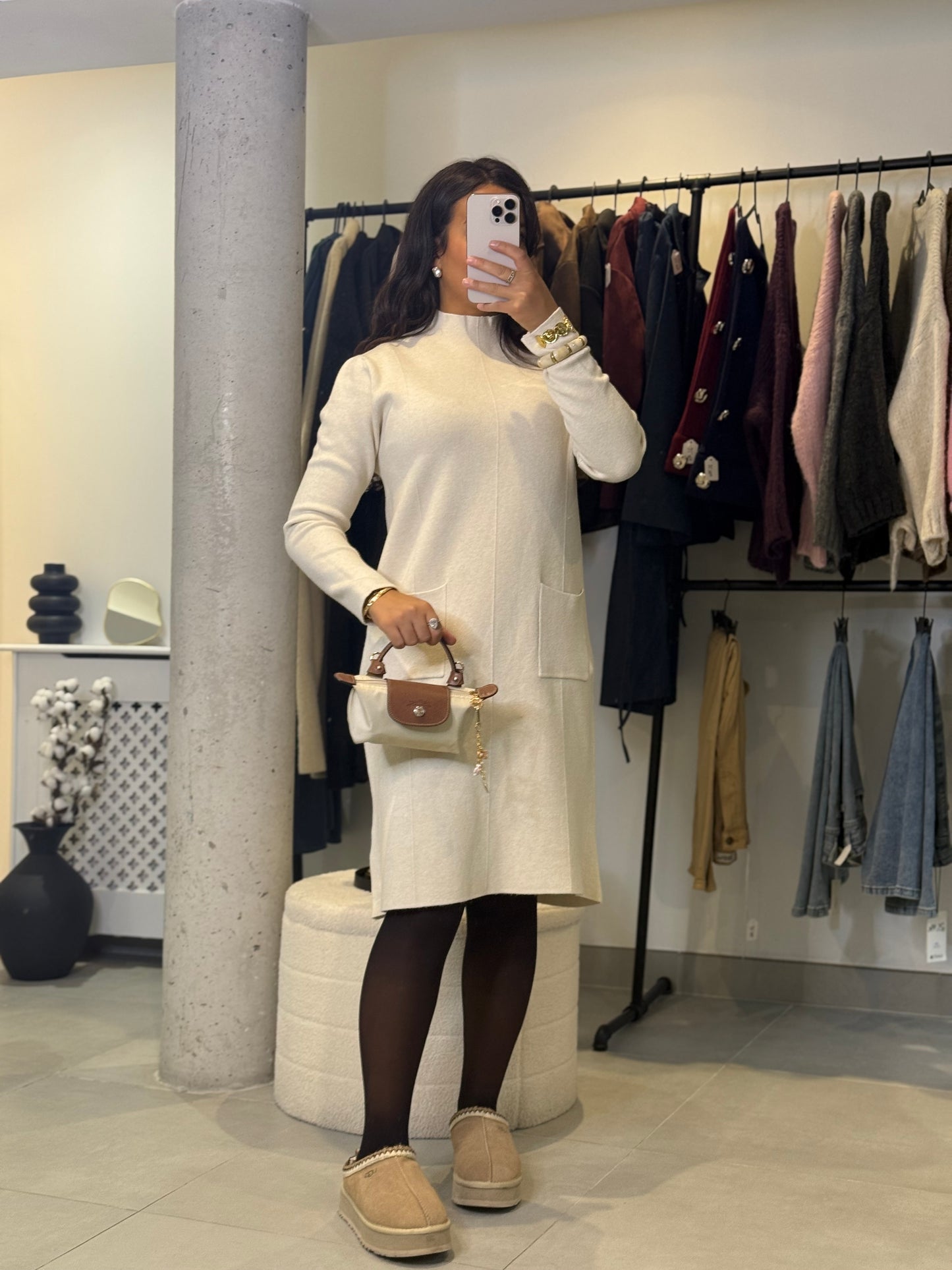 Robe Pull Nissa écru