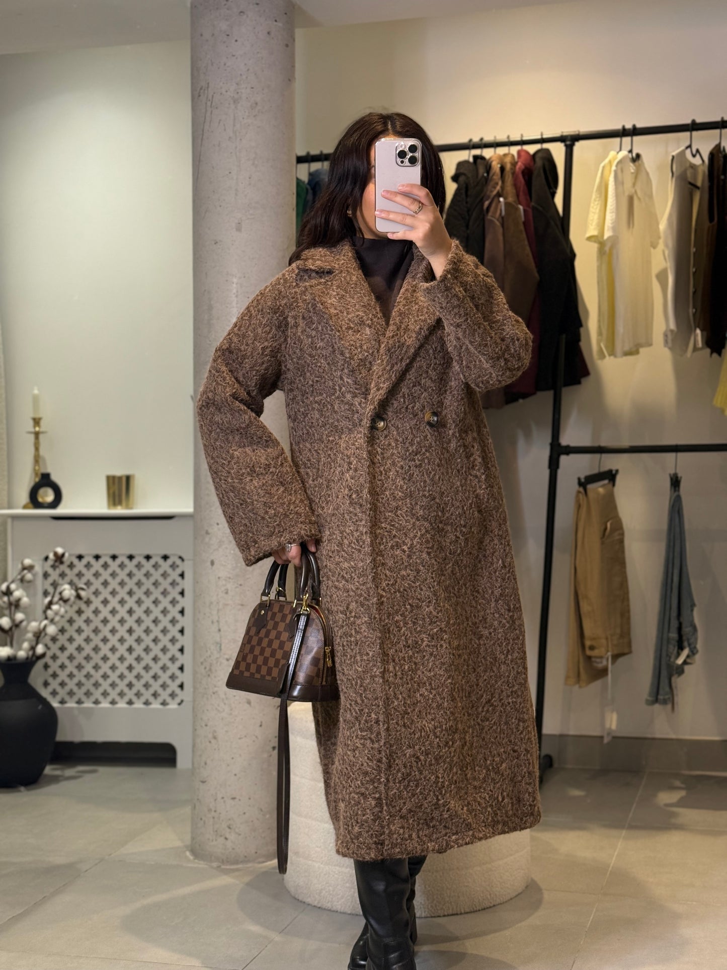 Manteau Lydia marron