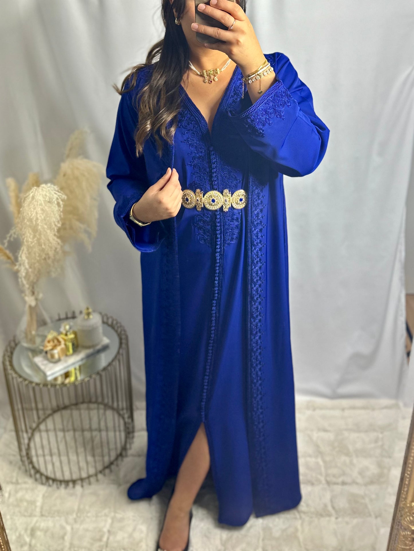 Caftan Kimono Zayna bleu roi