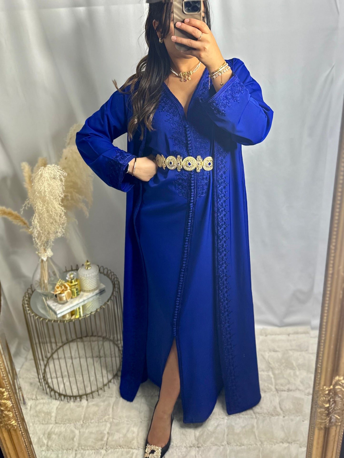 Caftan Kimono Zayna bleu roi