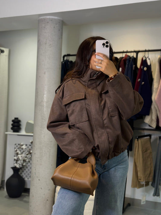 Blouson Emy marron