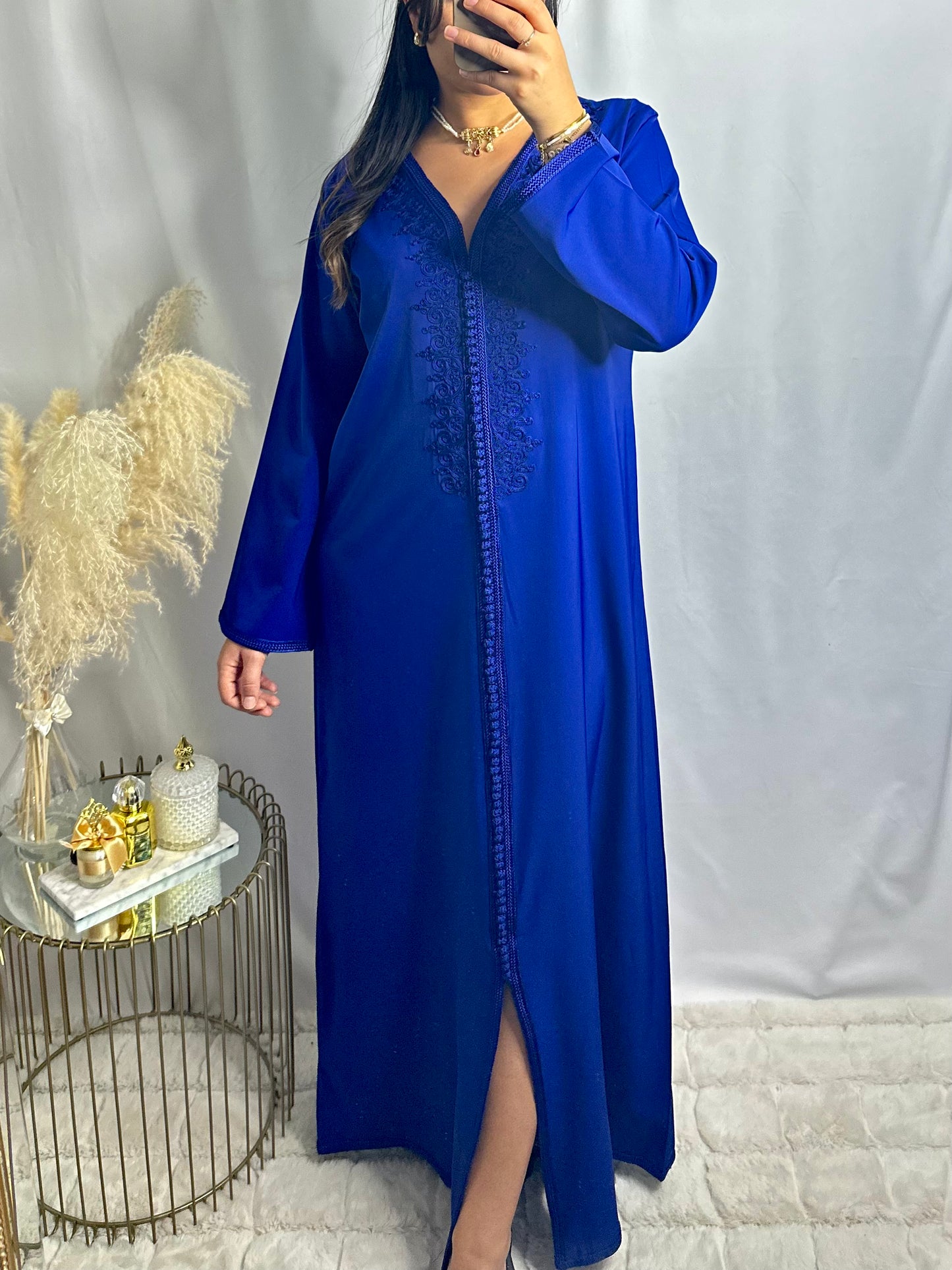 Caftan Kimono Zayna bleu roi