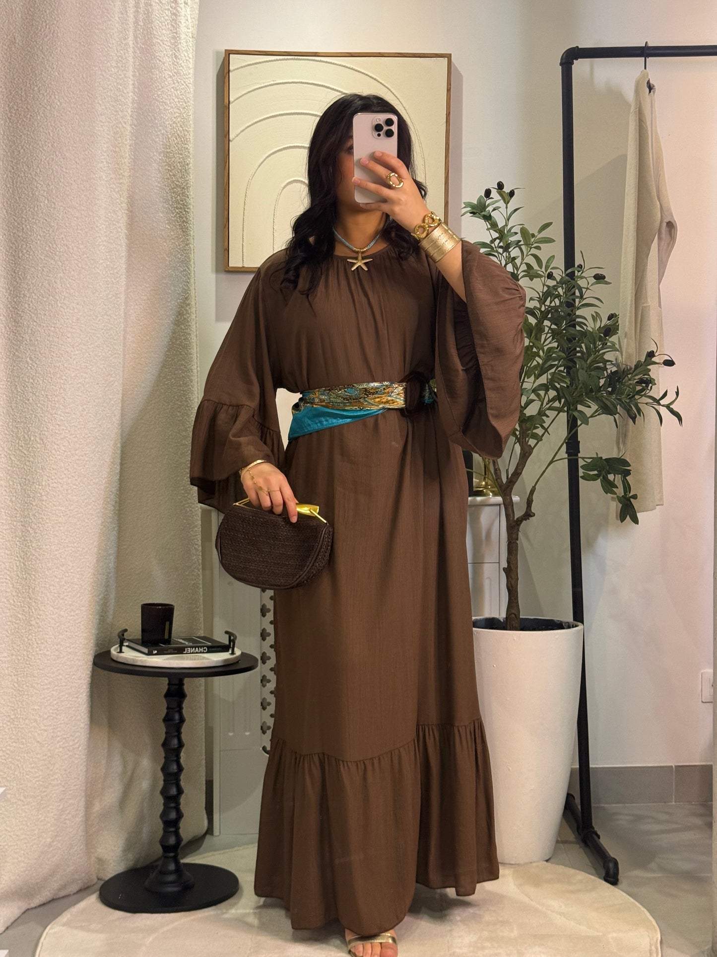 Robe Vanilla marron