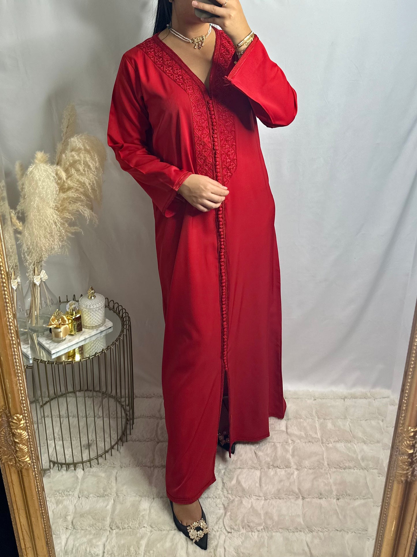 Caftan Kimono Zayna rouge