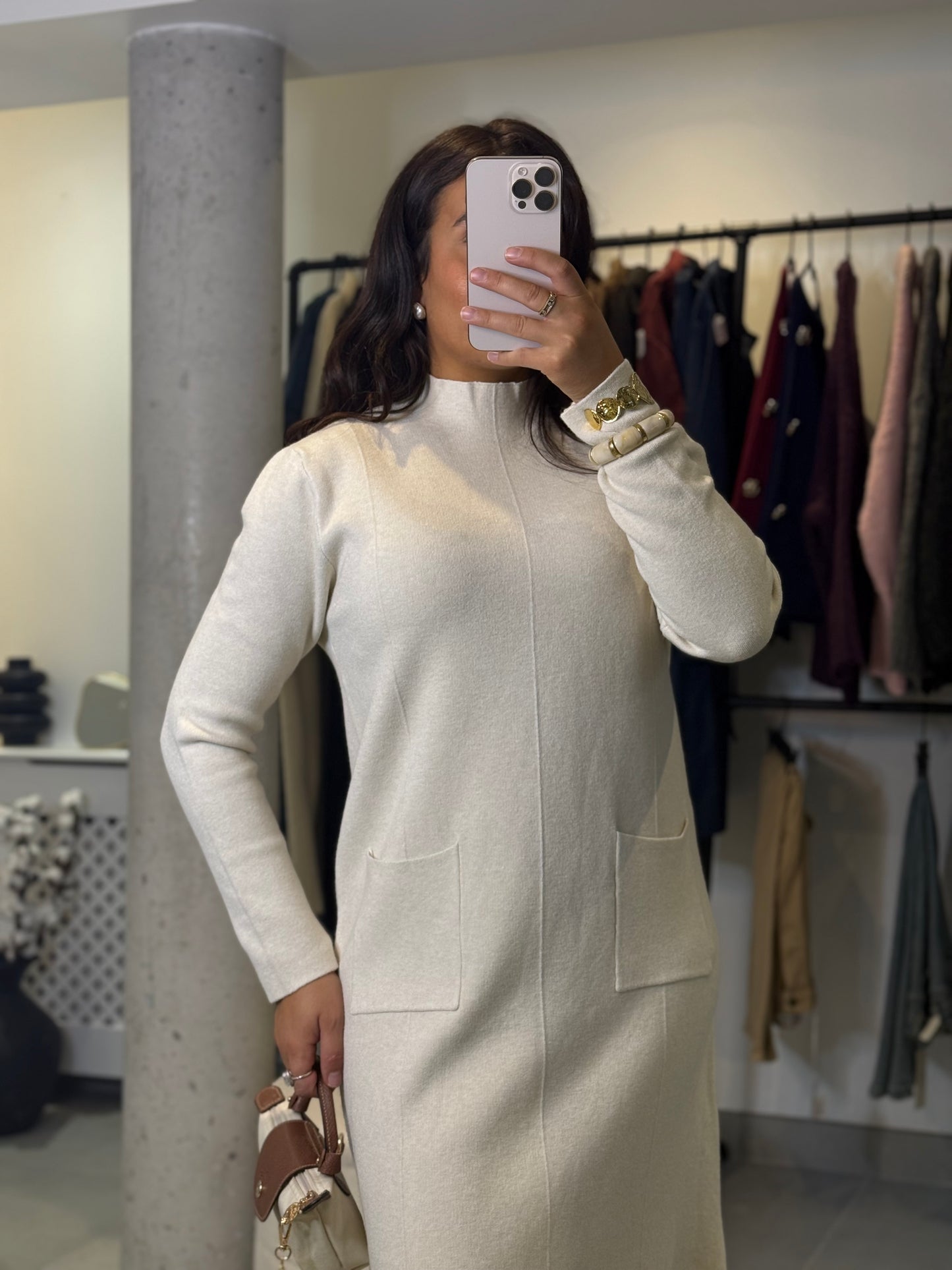 Robe Pull Nissa écru