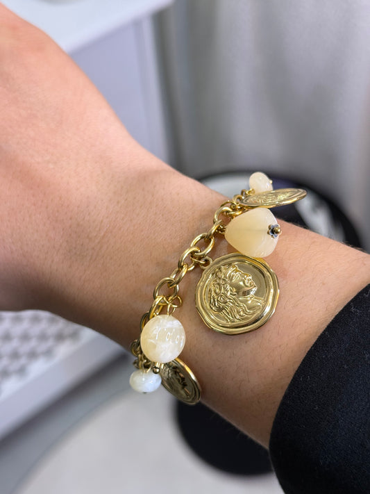 Bracelet Breloques Ivoire