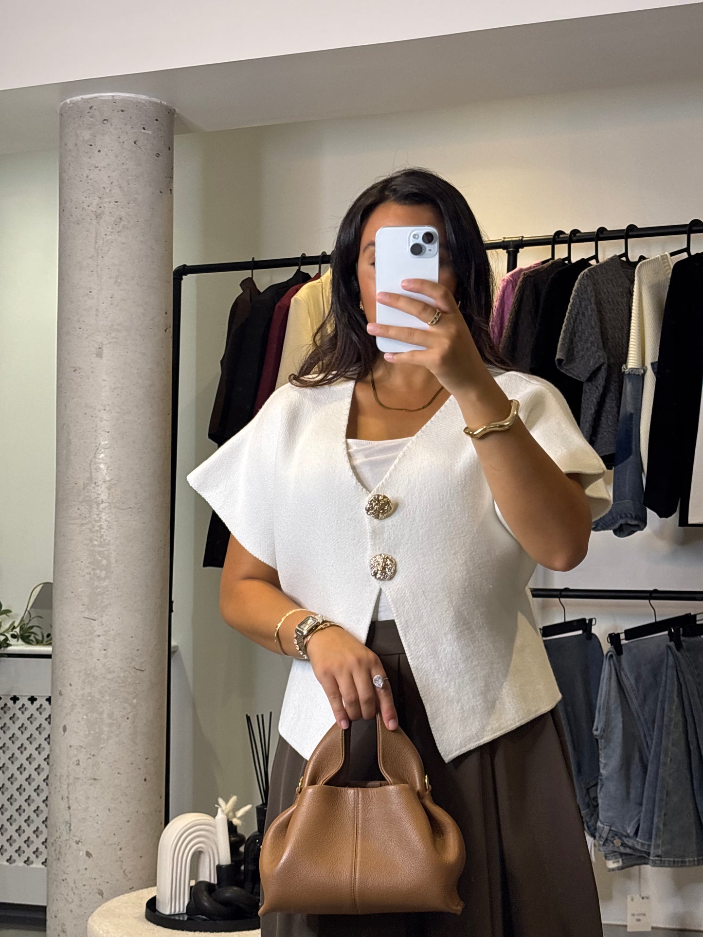 Gilet Milky blanc