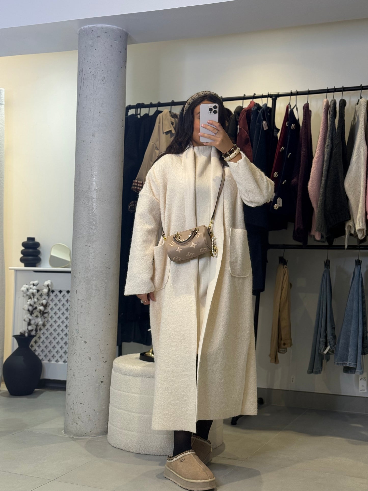 Veste Douce Écru