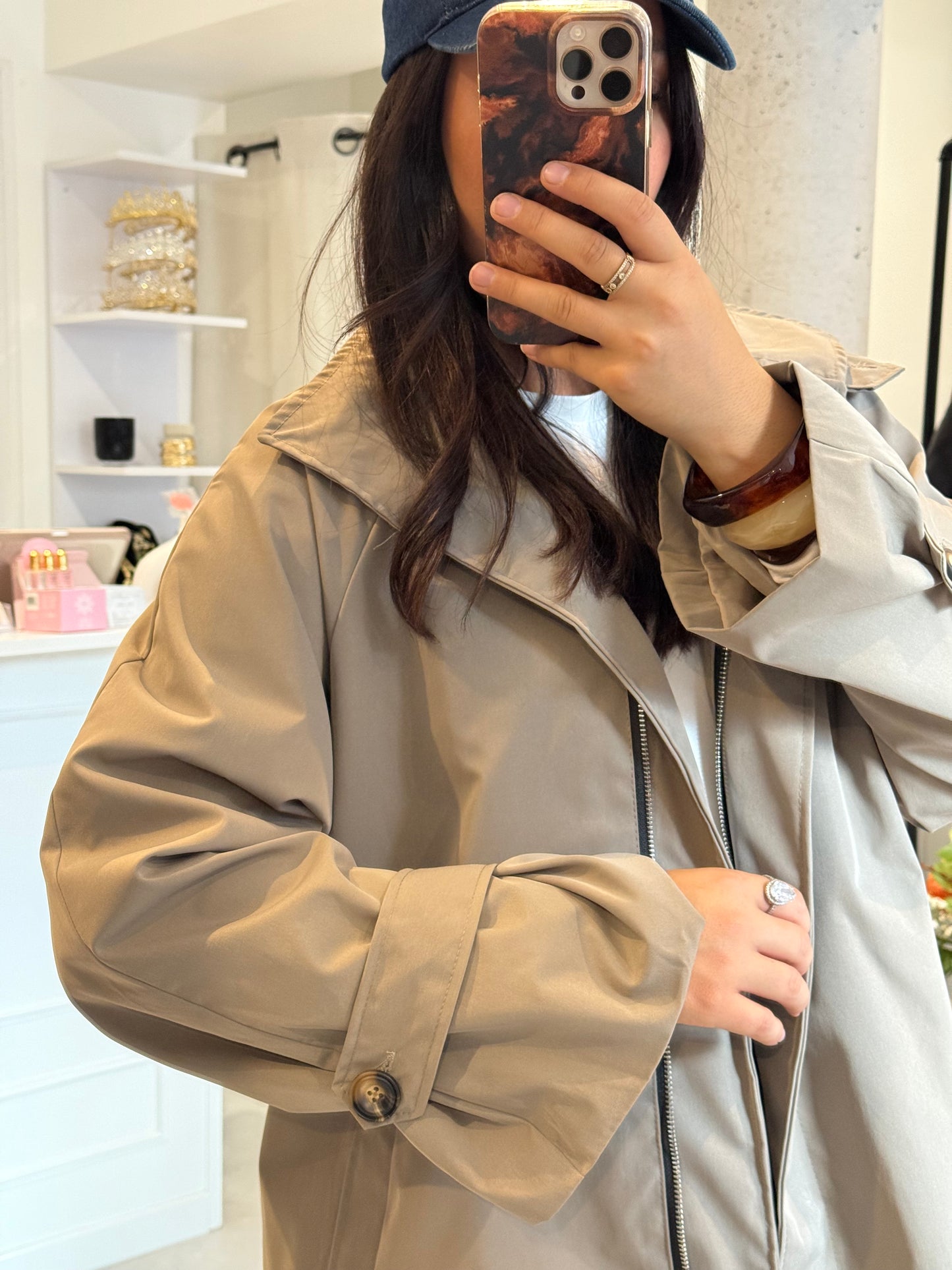 Veste Tessa taupe